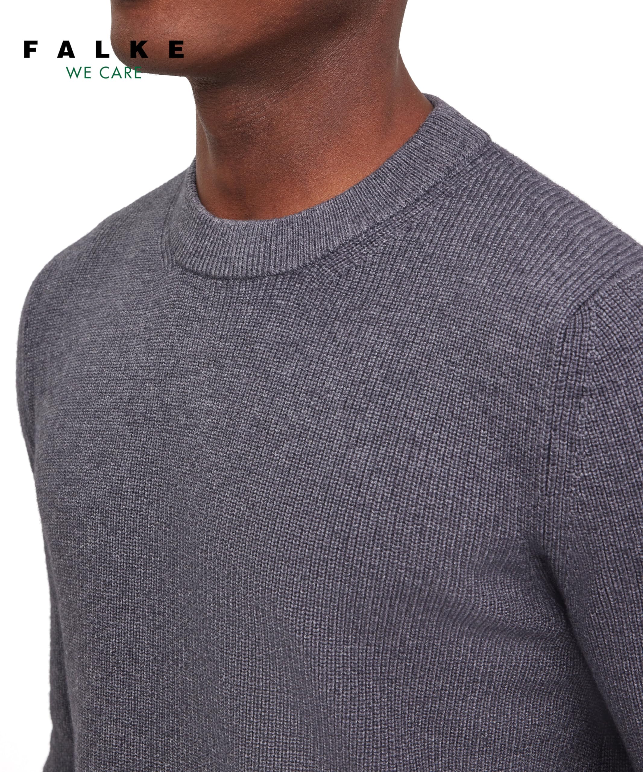 falke-merino-basic-herren-pullover-rundhals-baumwolle-wolle image 5