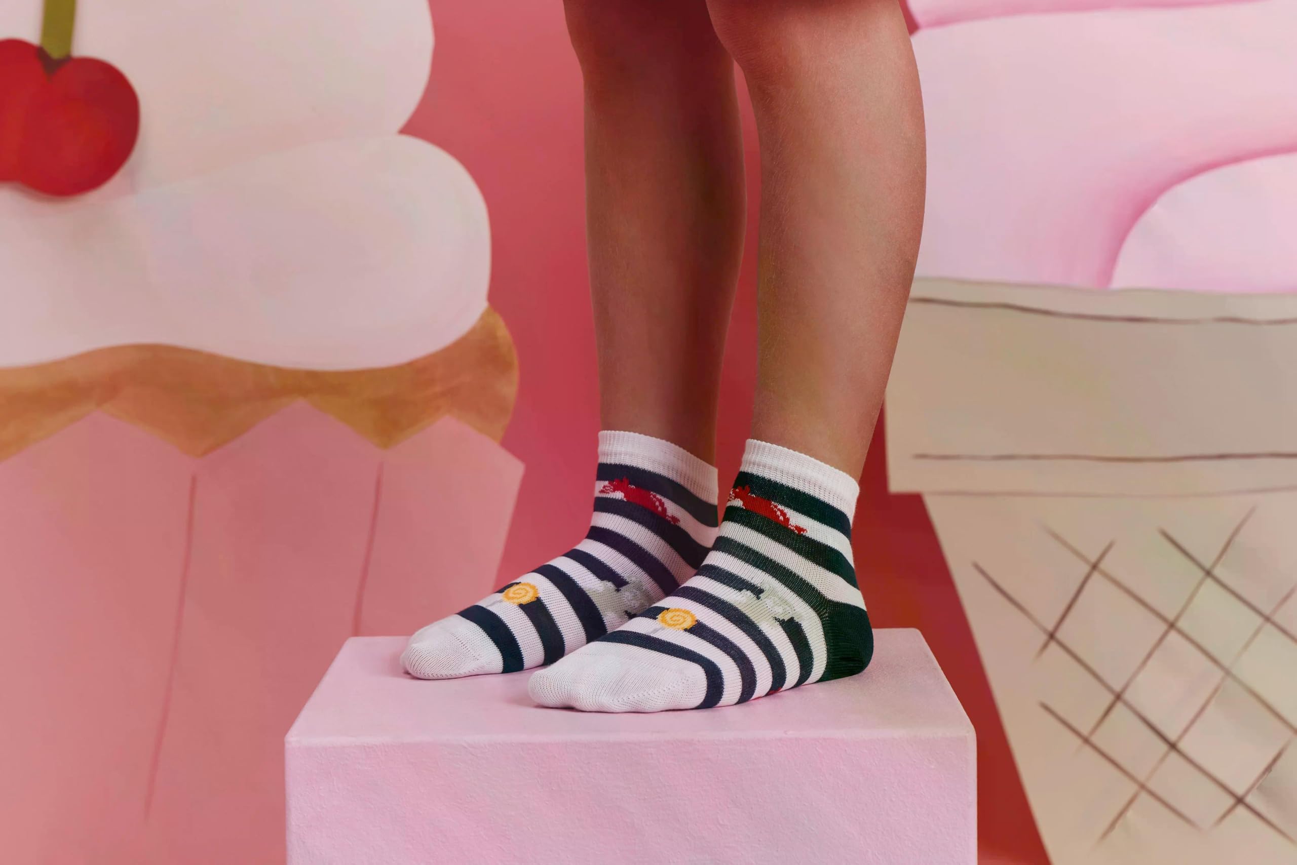 falke-family-striped-jellies-sneakersocken-wei-19-22-baumwolle image 5