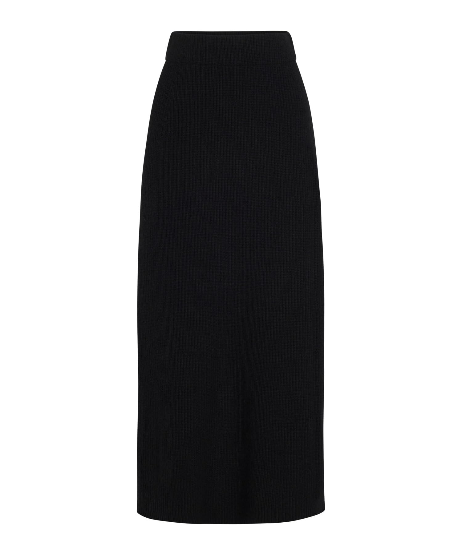 falke-selection-ribbed-midi-rock-damen-schwarz-lammwolle image 7