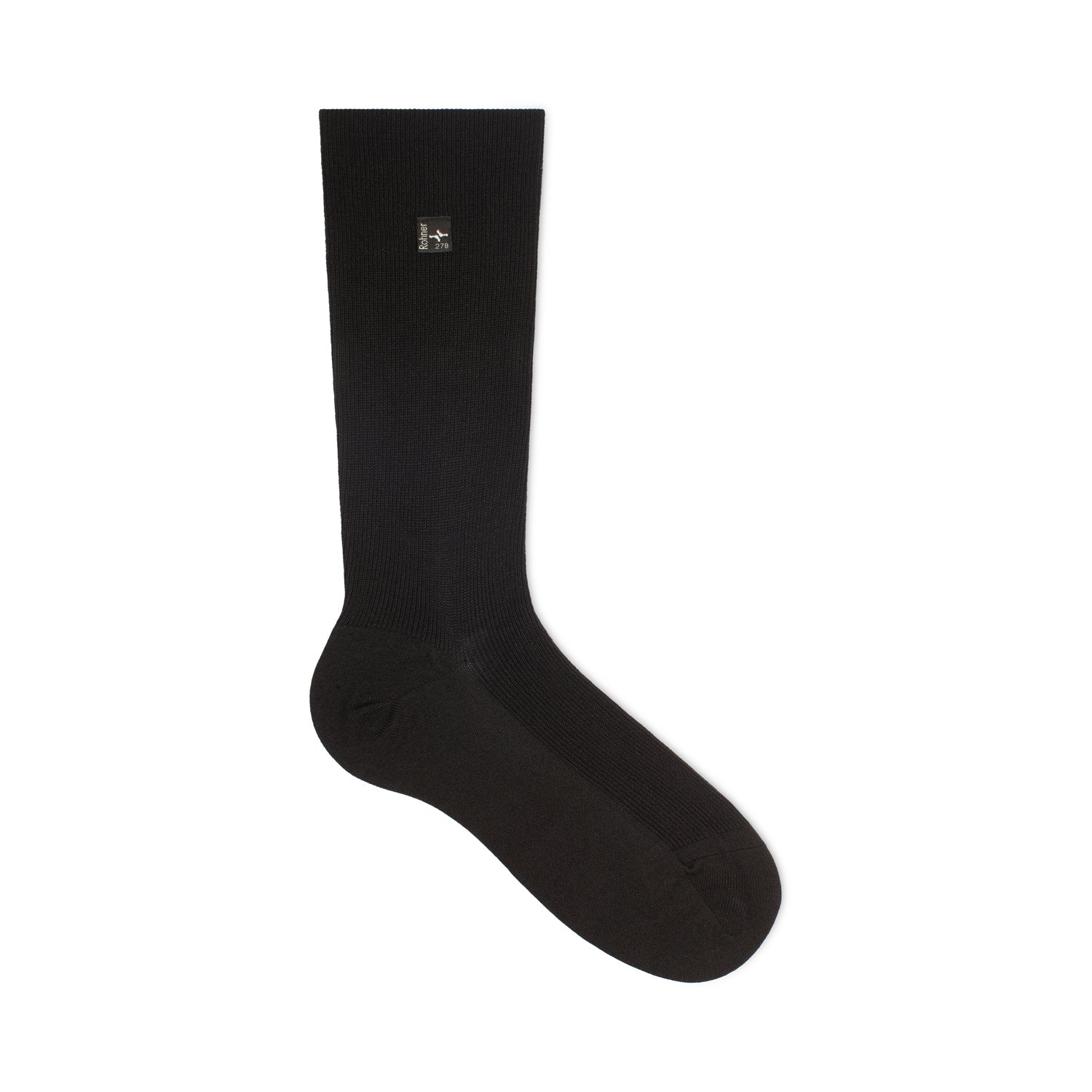 rohner-platin-socken-bambus-schwarz-alltagssocken image 3