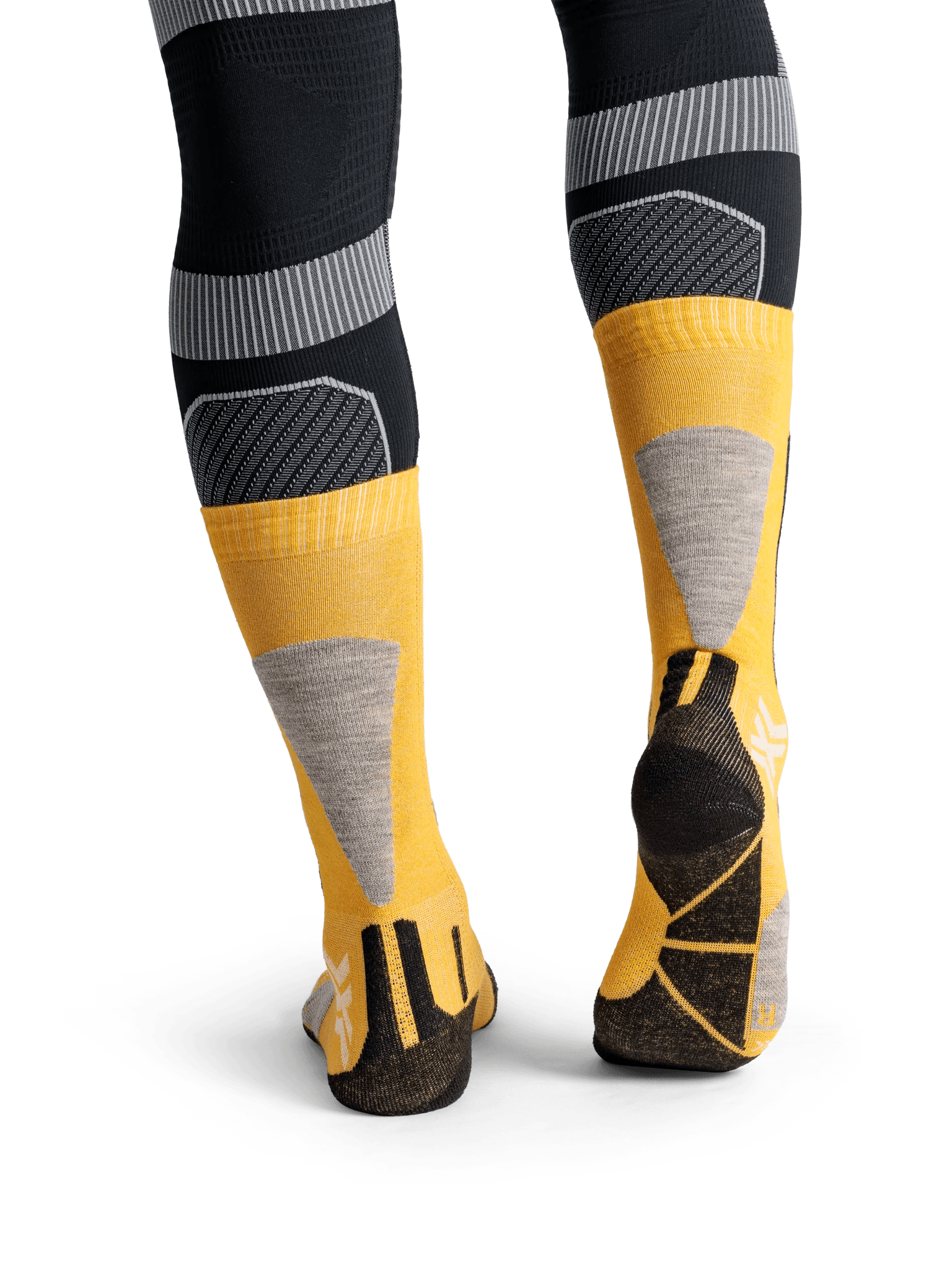 x-bionic-ski-discover-otc-jr-skisocken-x-black-light-grey-merino image 7