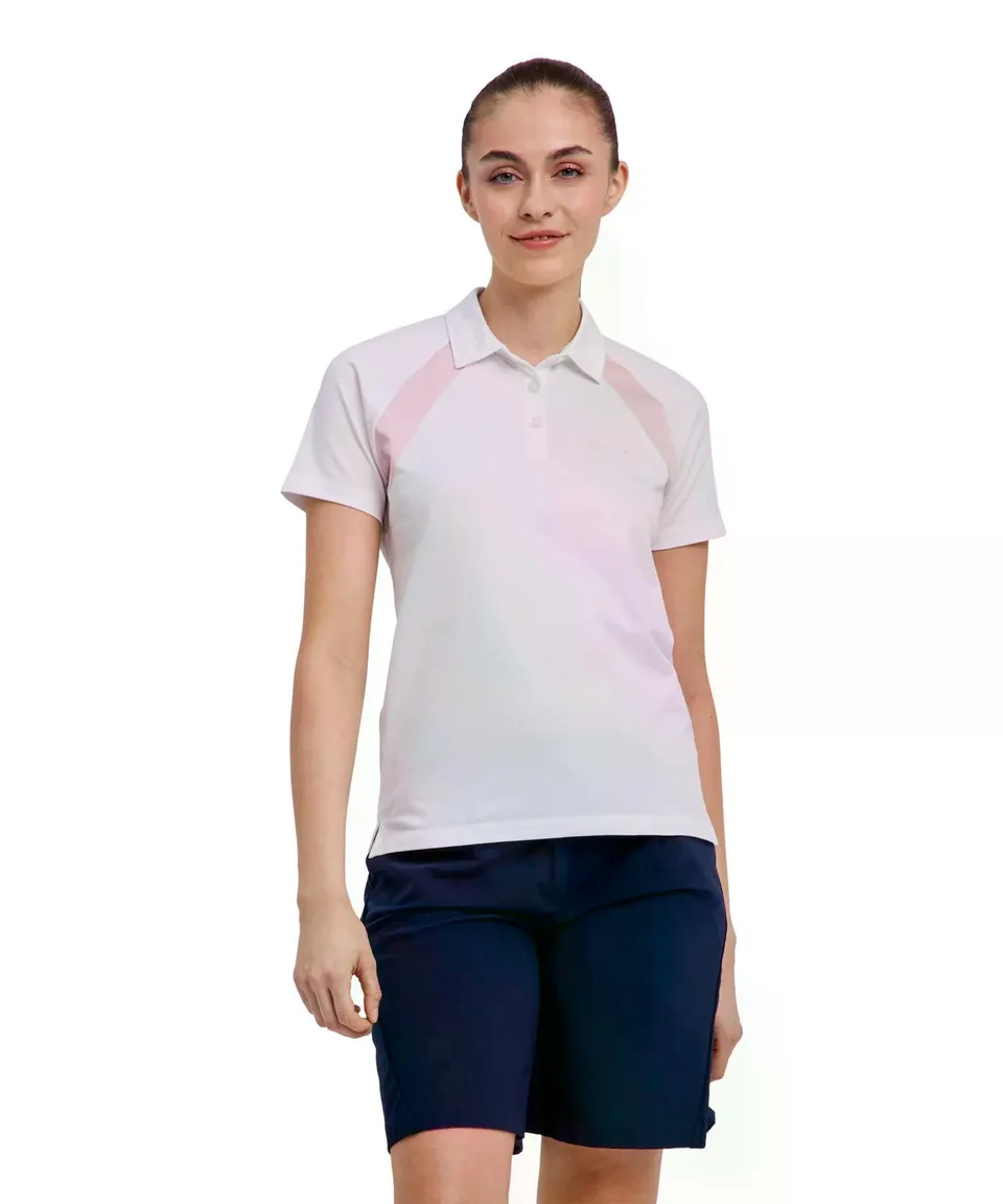 falke-golf-poloshirt-damen-wei-kurzarm-funktional-pique image 1