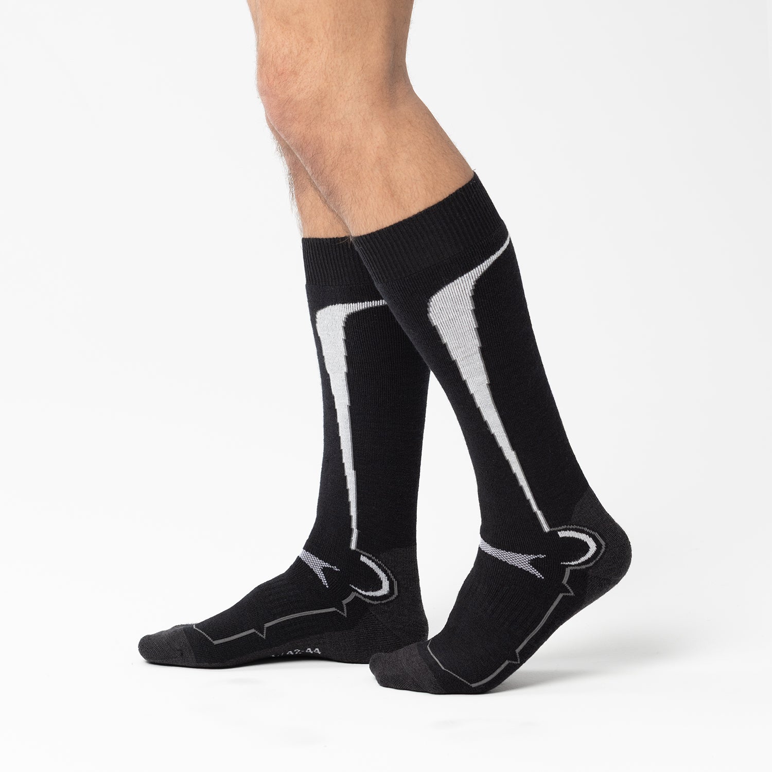 rohner-thermal-deluxe-skisocken-merinowolle-kaschmir-schwarz image 5