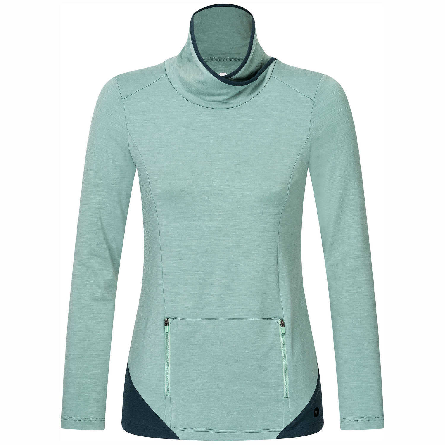 wundersocks-marta-merino-langarmshirt-damen-mock-neck-elasthan image 1