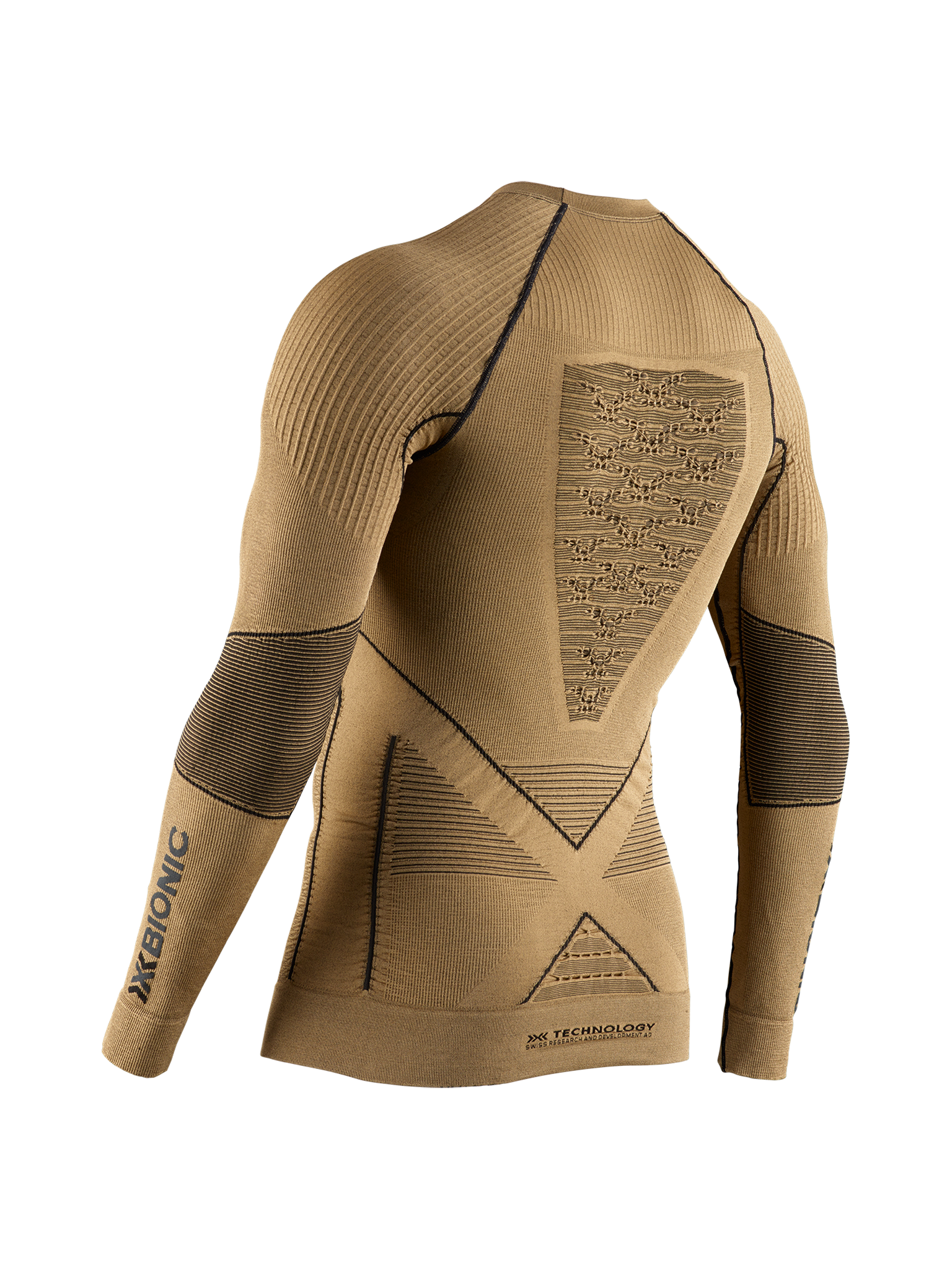 x-bionic-radiactor-4-0-shirt-langarm-thermo-gold-black image 2