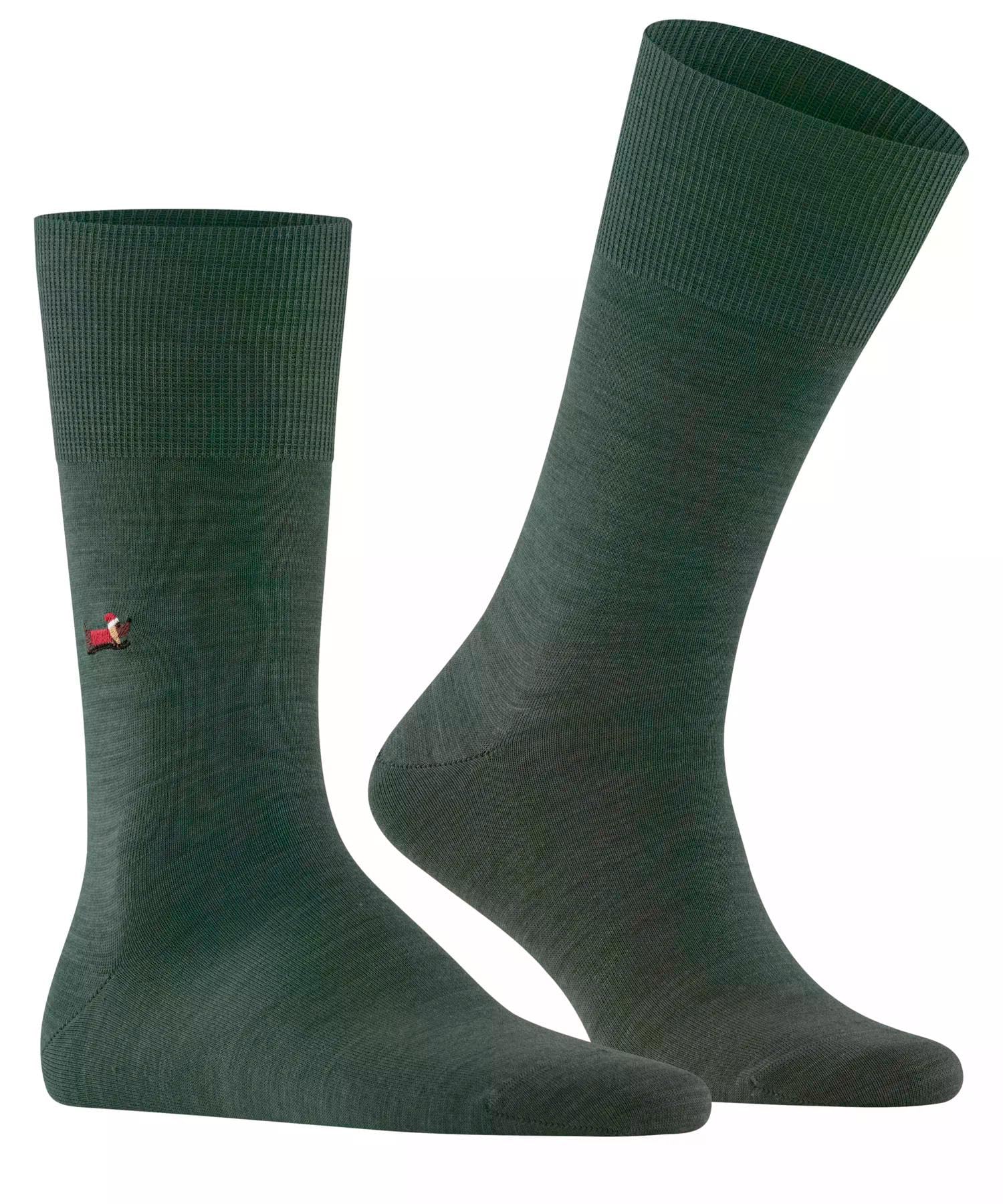 falke-airport-x-mas-dachshund-socken-hunter-green-43-44 image 4