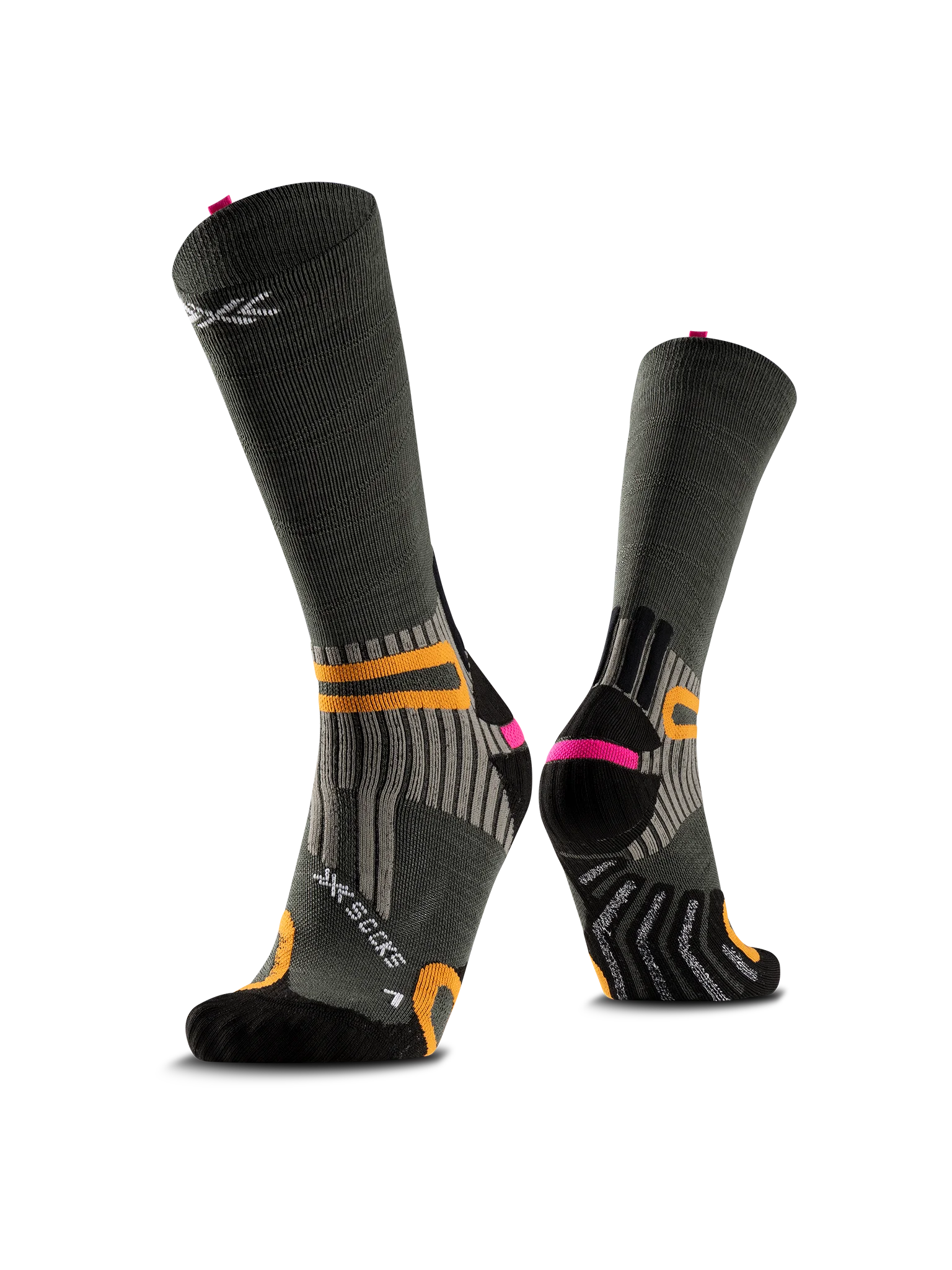 x-bionic-hike-anatomix-merino-crew-wandersocken-heather-marine image 5