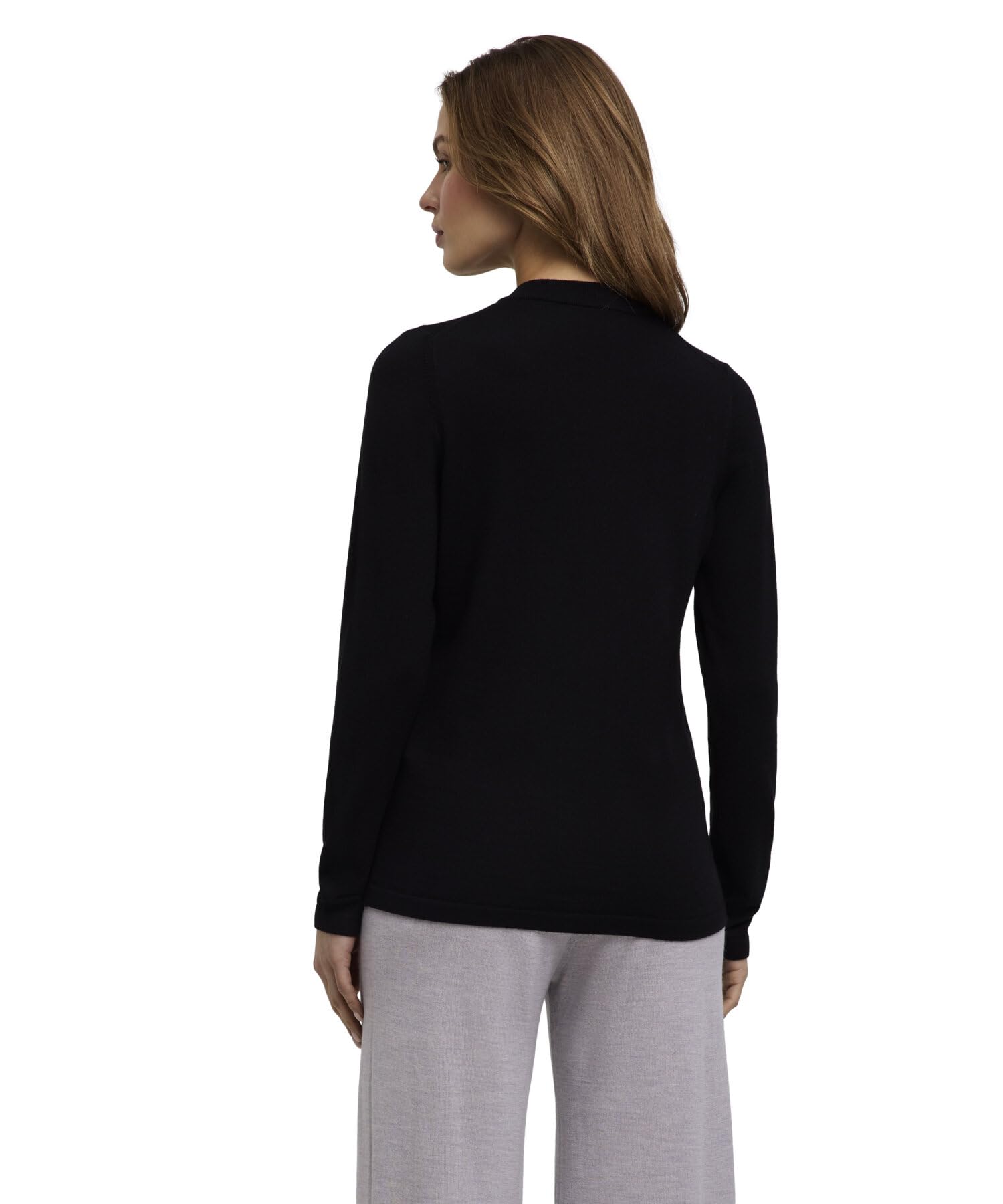 falke-cotton-touch-strickjacke-schwarz-merinowolle image 2