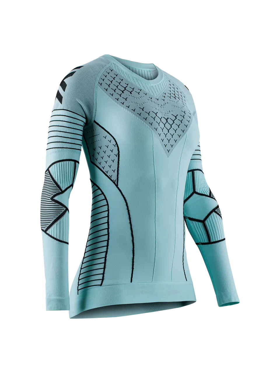 x-bionic-twyce-race-shirt-ls-damen-laufshirt-clearwater-s image 1