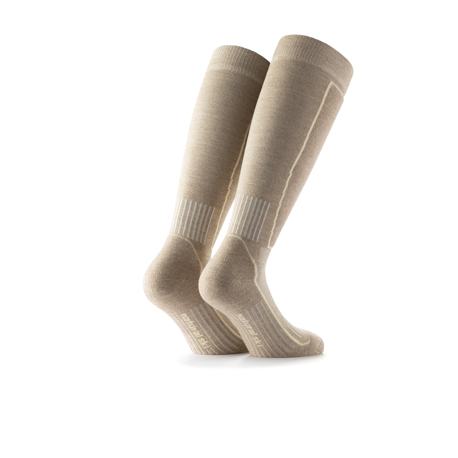 rohner-natural-ski-wollsocken-brown-mele-kompostierbar image 8
