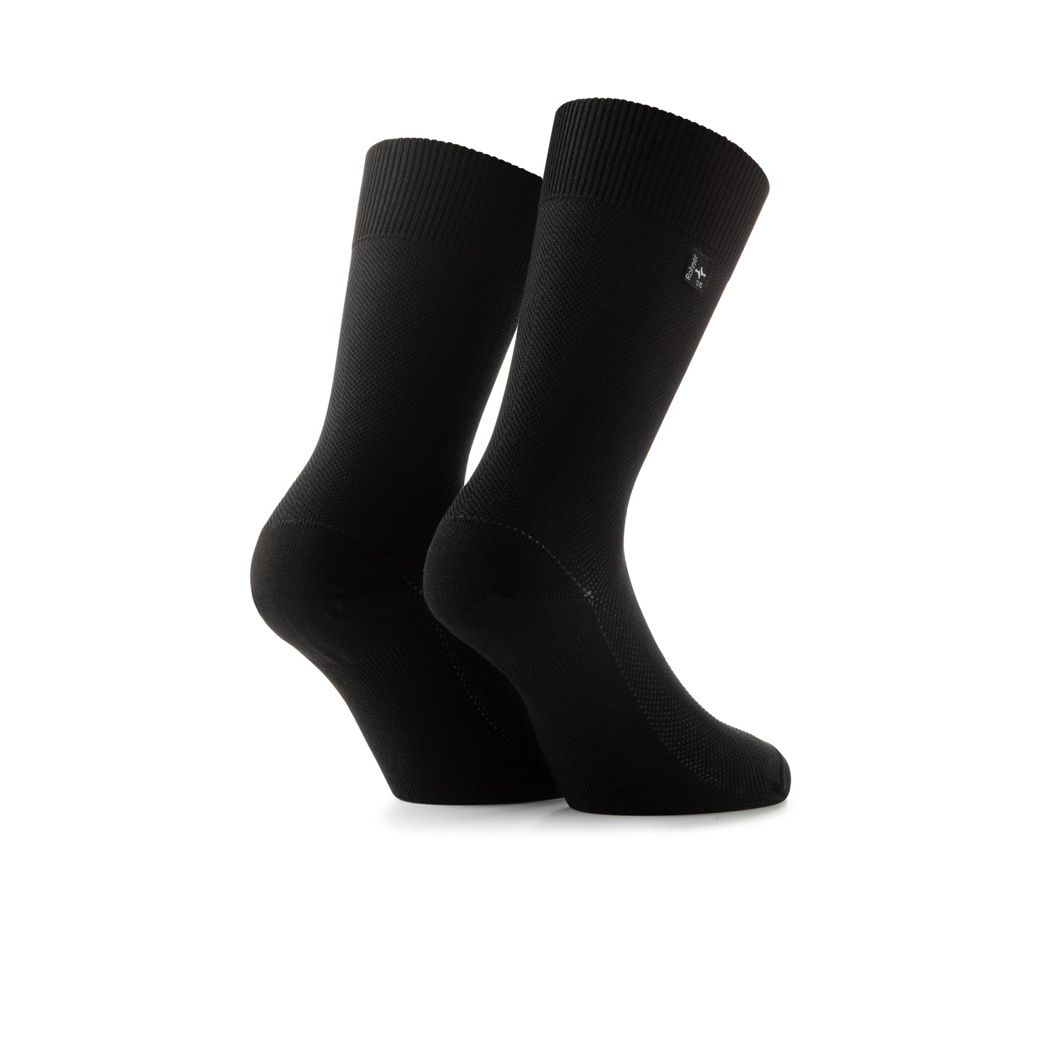 rohner-capri-herrensocken-baumwolle-schwarz-009-39-40 image 2