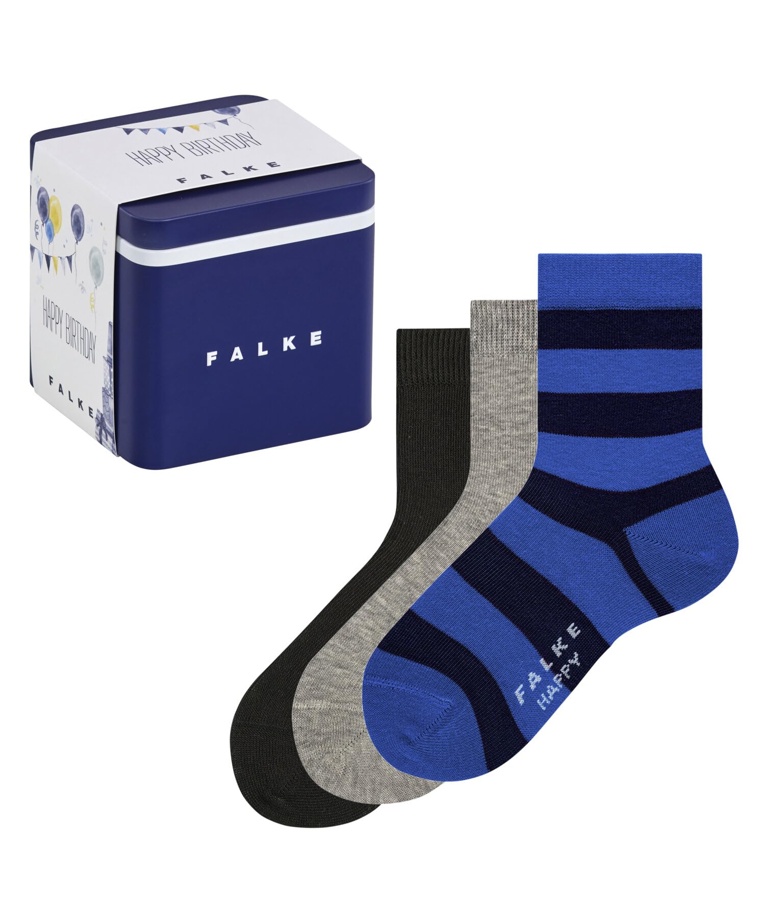 falke-happy-kindersocken-baumwolle-3-paar-mix-27-30 image 1
