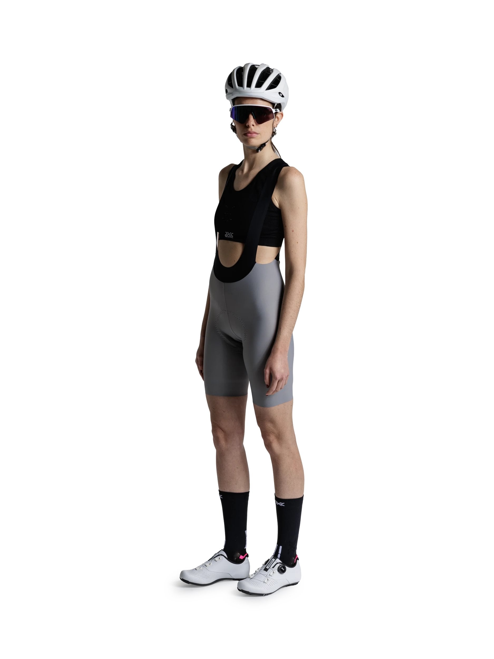x-socks-corefusion-bib-shorts-damen-radhose-light-grey-polster image 3