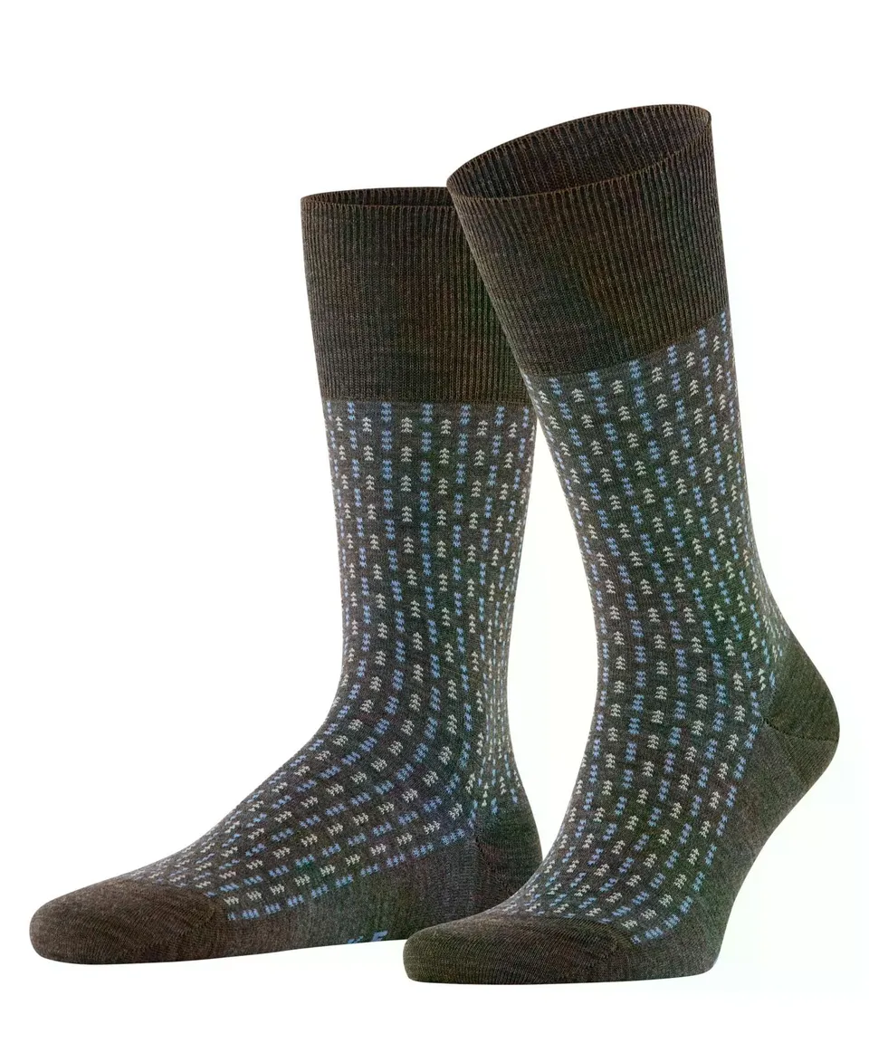 falke-airport-special-edition-socken-brown-mel-45-46-merino image 1