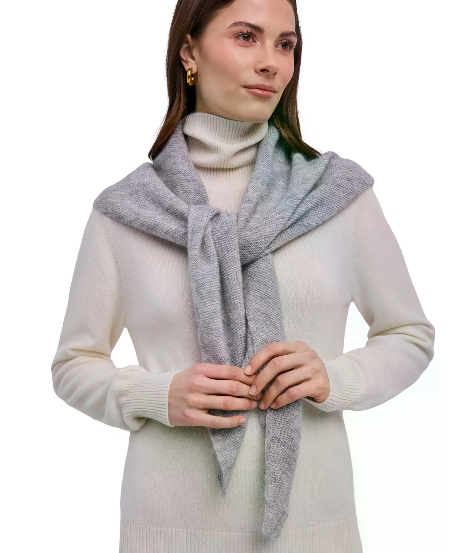 falke-keep-warm-selection-triangle-schal-wei-wollmix-dreieck image 6