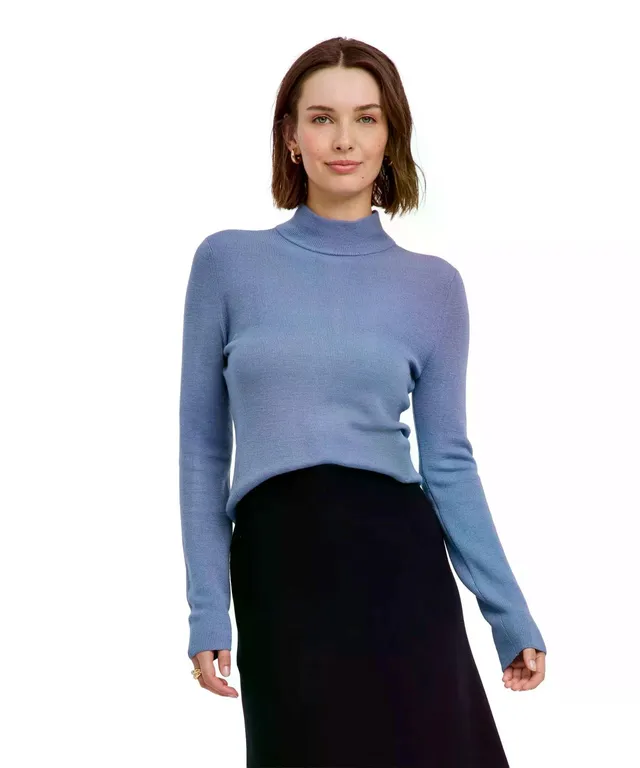 falke-ultrafine-mock-neck-pullover-s-merinowolle-schwarz image 1