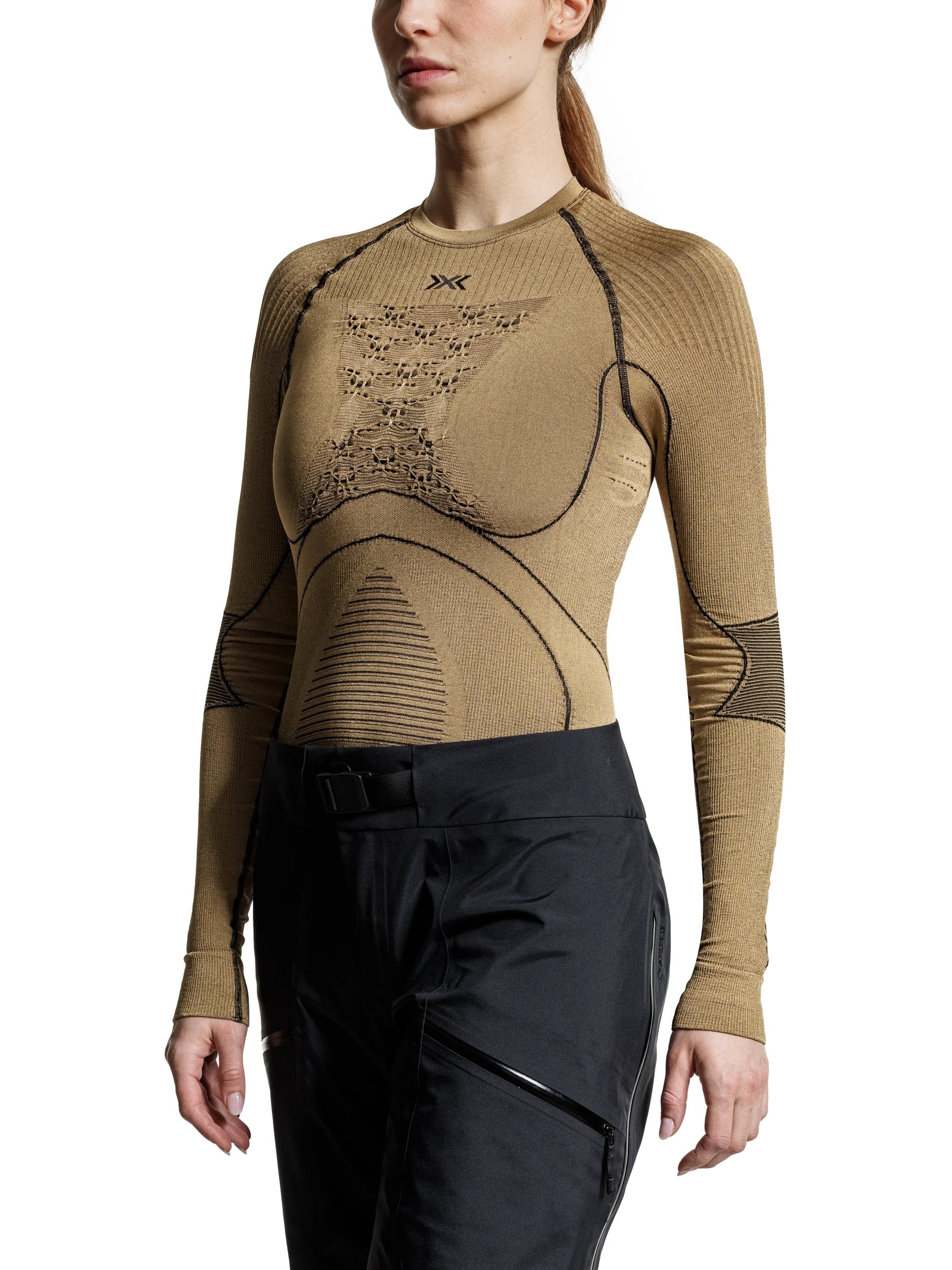 x-socks-radiactor-4-0-shirt-langarm-damen-gold-m-thermo image 4