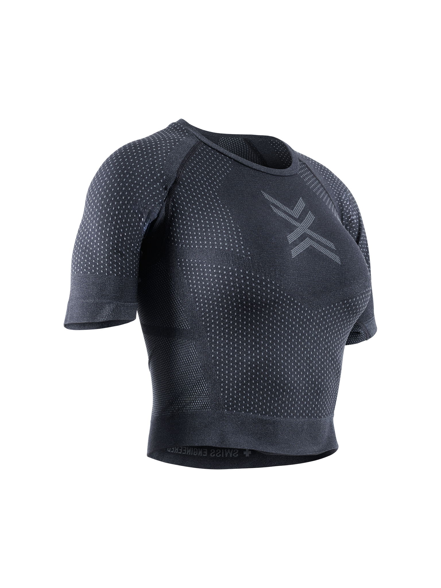 x-socks-xceed-run-crop-top-wmn-sportshirt-damen-schwarz image 1