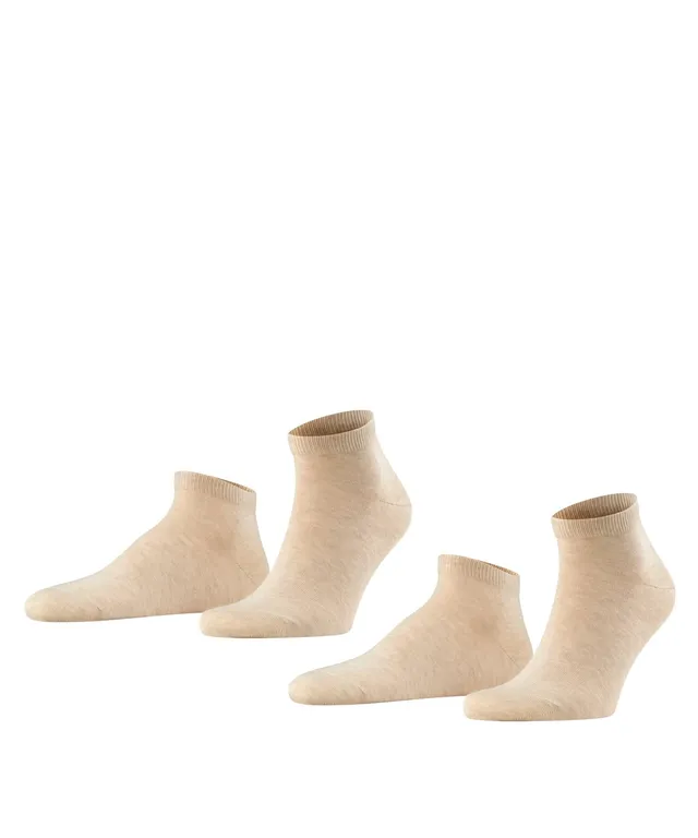 falke-happy-2-pack-sneakersocken-baumwolle-schwarz-wei image 1