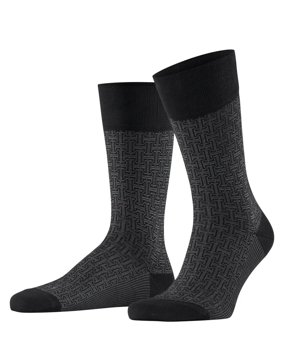 falke-sensitive-london-herrensocken-schwarz-39-42-baumwolle image 1