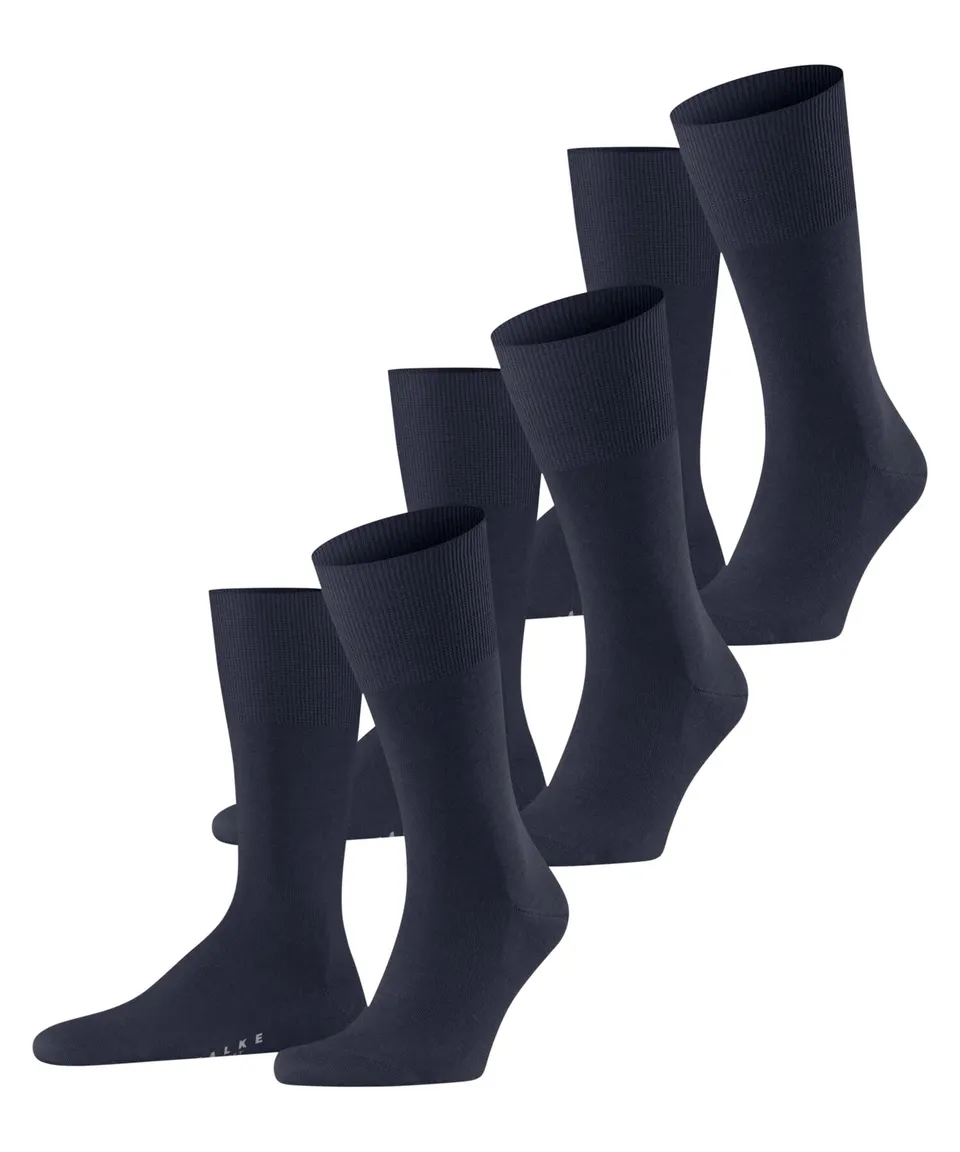 falke-airport-socken-3-pack-schwarz-baumwolle-3-paar image 1