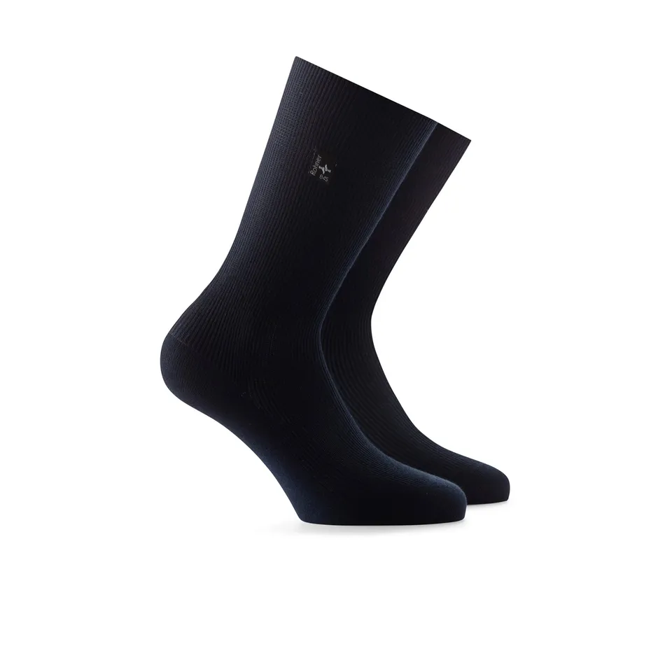 rohner-super-bw-baumwollsocken-herrensocken-schwarz-43-44 image 1