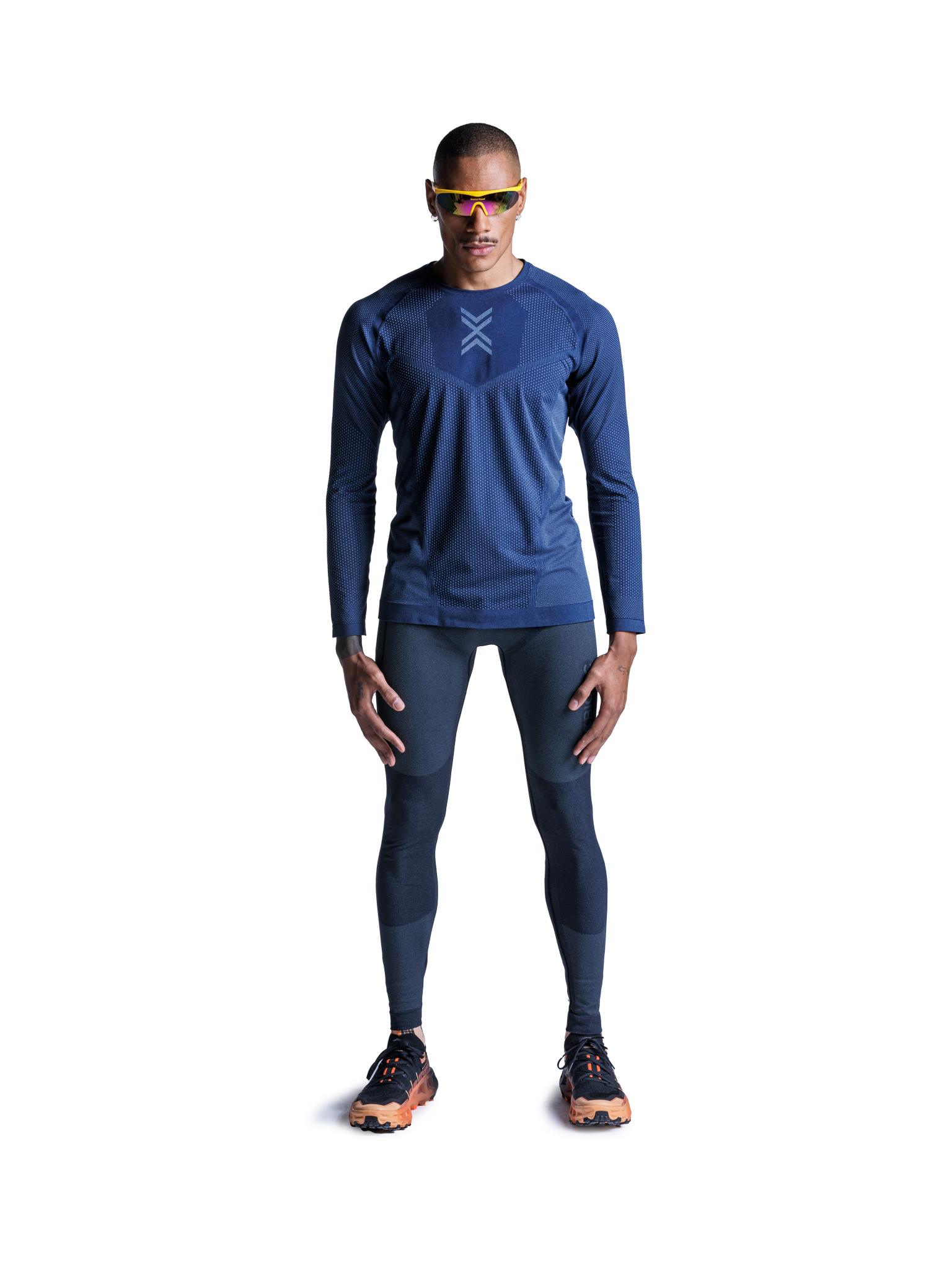 x-bionic-xceed-run-shirt-ls-herren-laufshirt-langarm-marine image 3