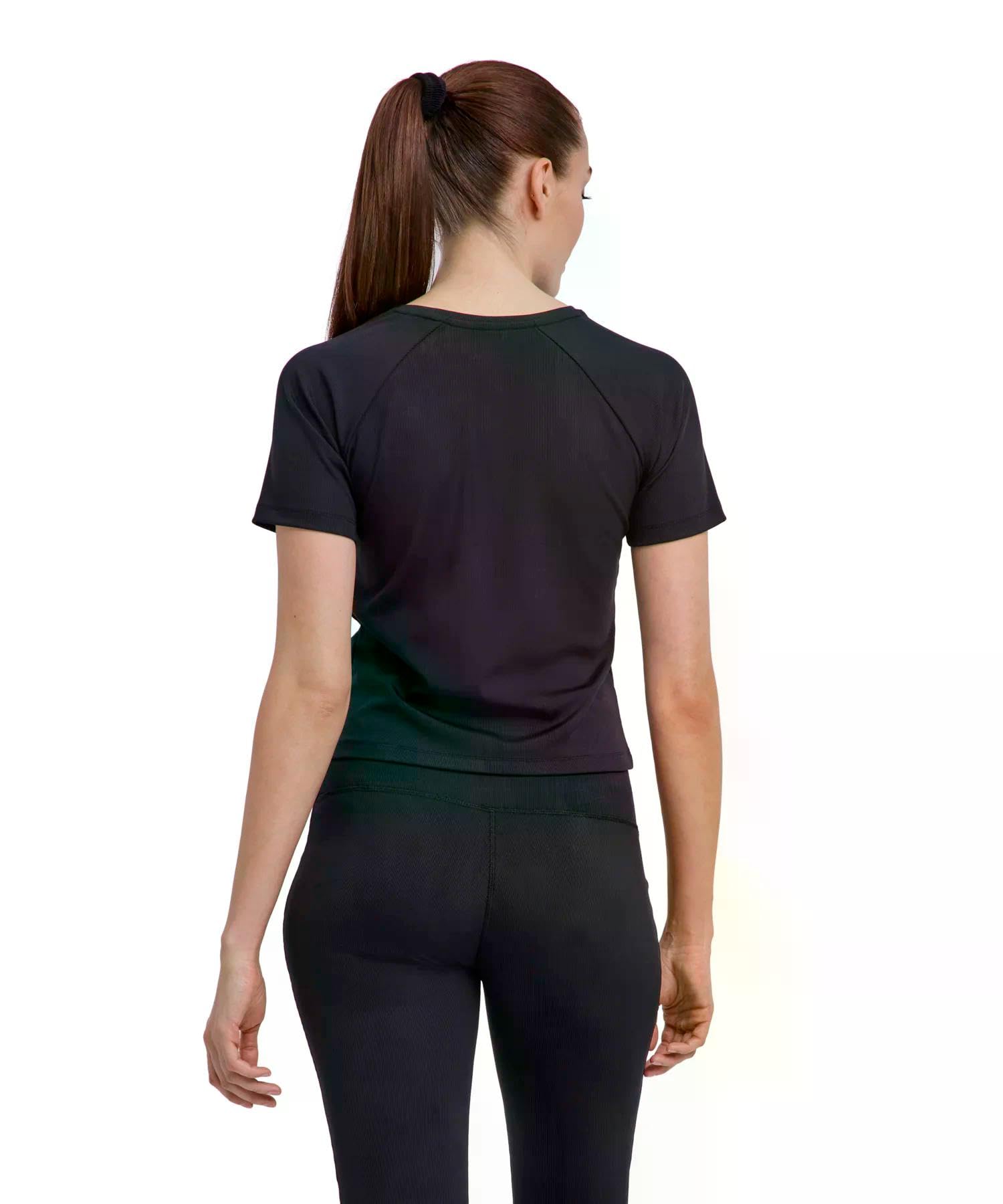 falke-true-motion-studio-t-shirt-damen-schwarz-kurzarm image 2