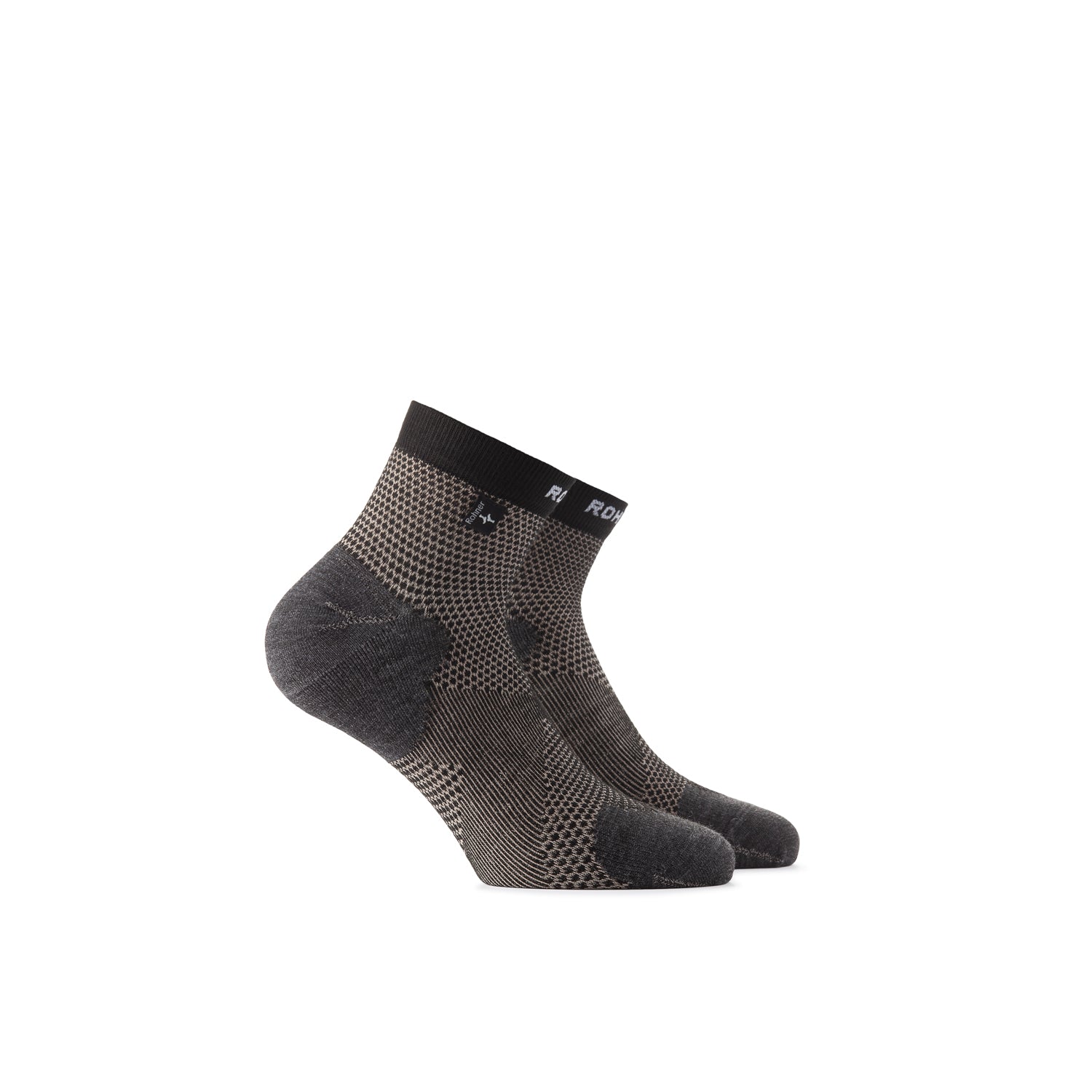 rohner-copper-allsport-quarter-sportsocken-schwarz-antibakteriell image 1
