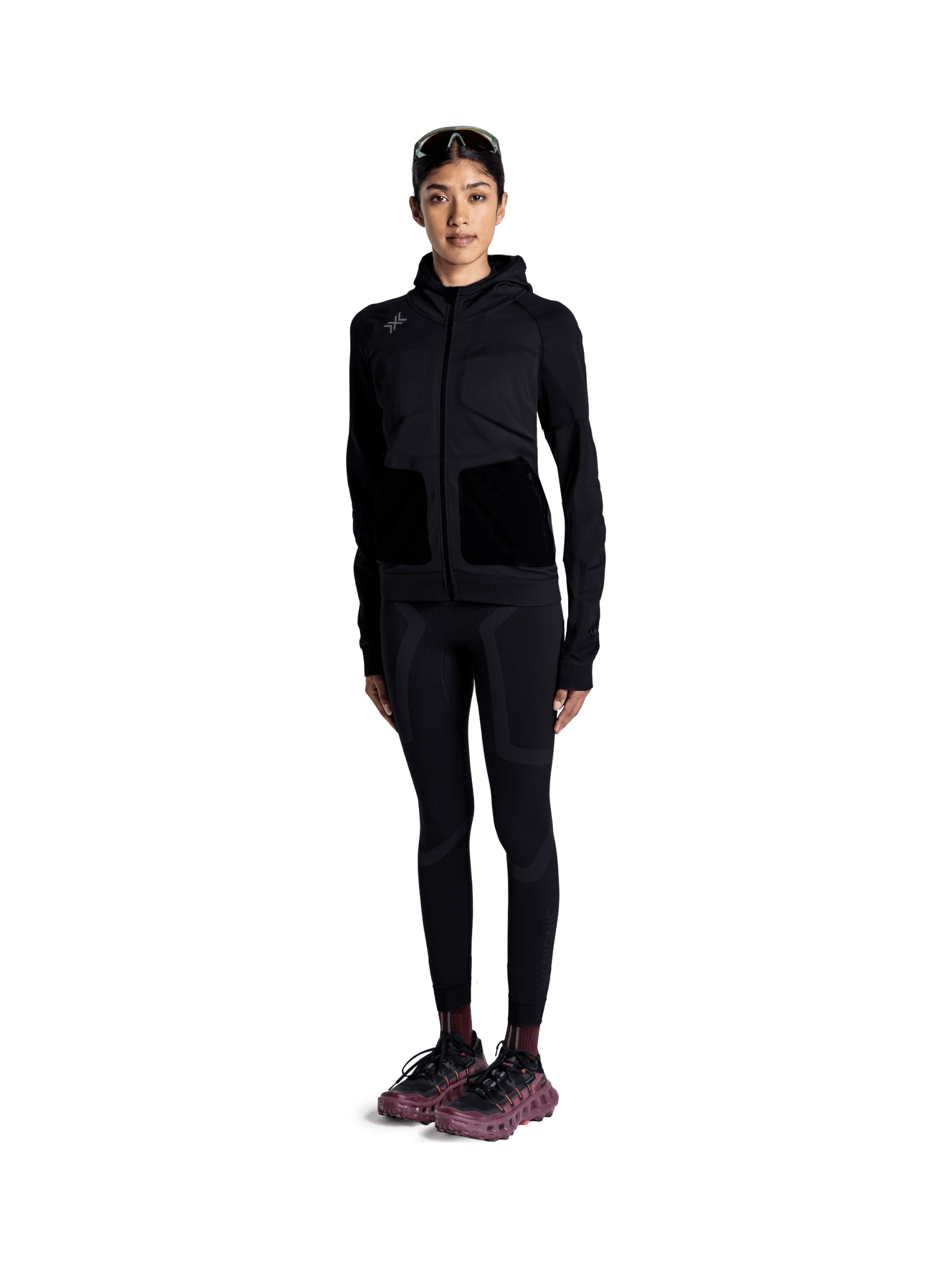 x-socks-x-ential-hooded-jacket-kapuzenjacke-x-black-m-damen image 2