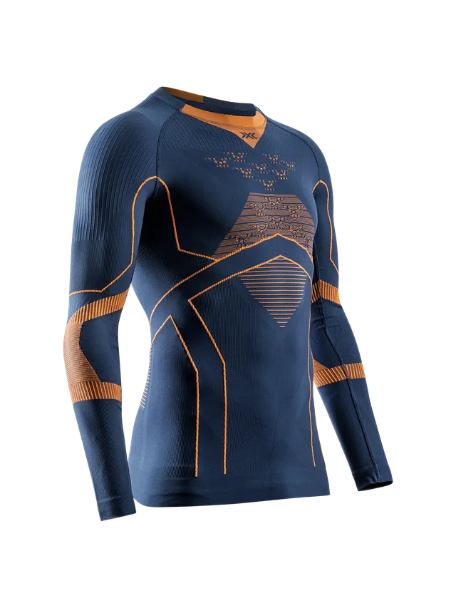 x-bionic-energy-accumulator-light-shirt-ls-herren-langarmshirt-marine-orange image 1