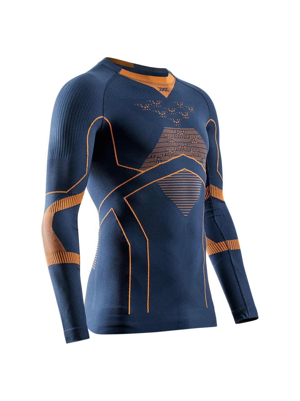 x-bionic-energy-accumulator-light-shirt-ls-herren-langarmshirt-marine-orange image 1