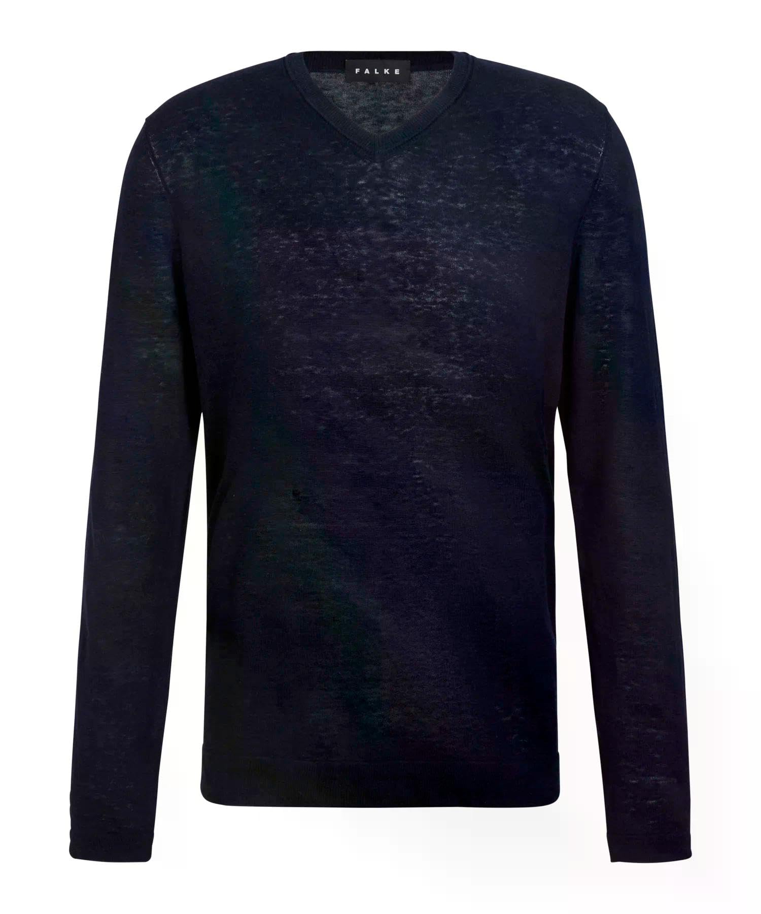 falke-cotton-touch-finest-pullover-herren-v-ausschnitt-blau image 6