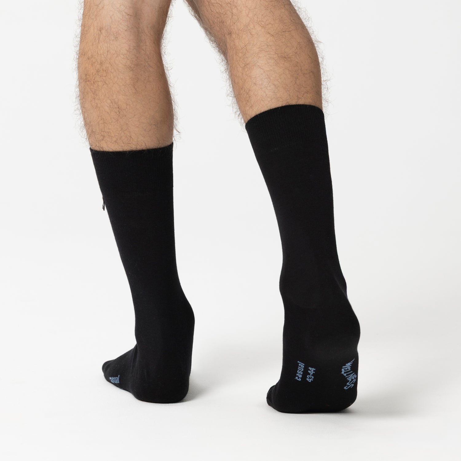 rohner-casual-alltagssocken-herren-schwarz-43-44-baumwolle image 5