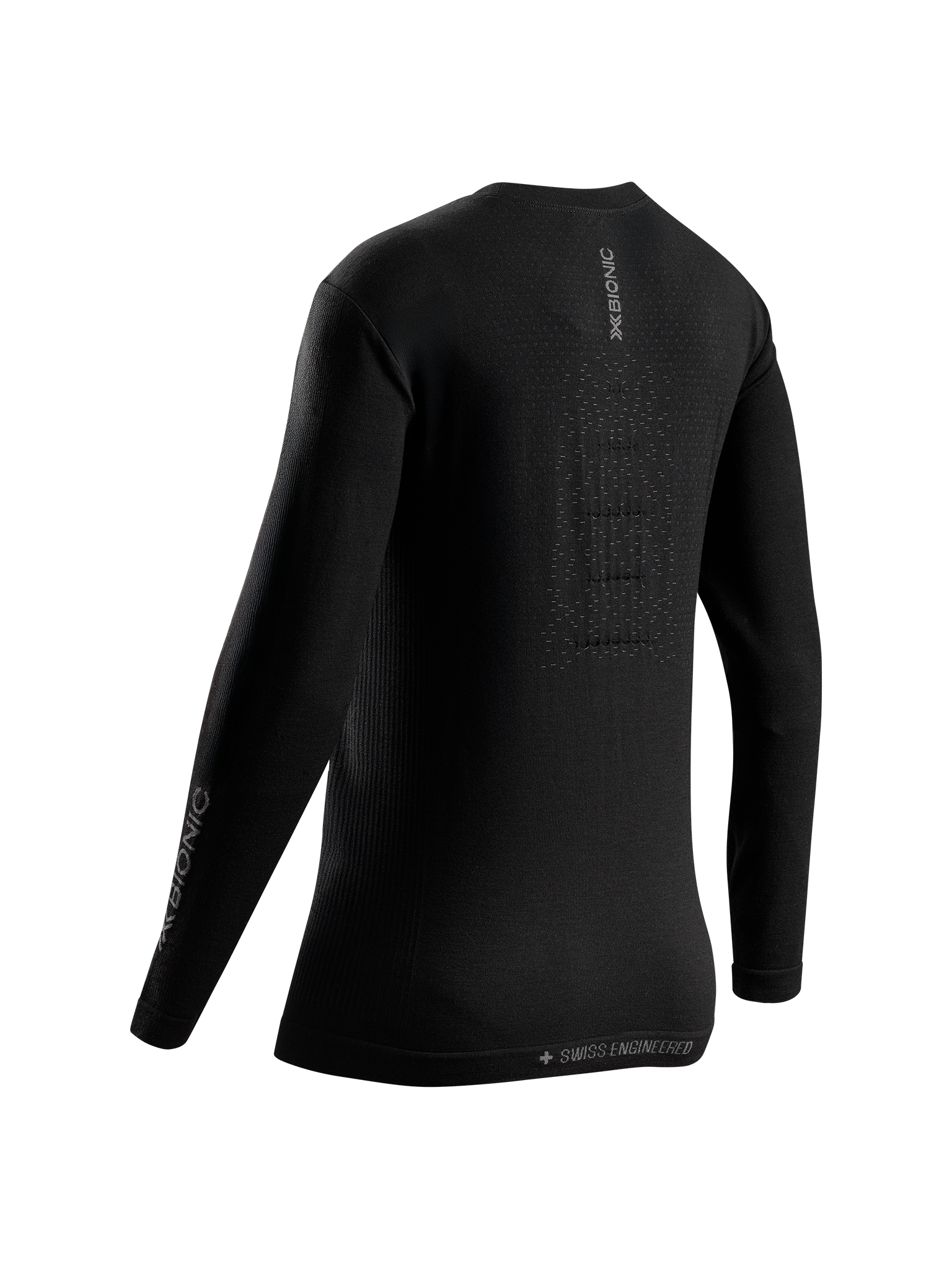 x-socks-mightywool-shirt-ls-langarmshirt-damen-x-black image 2