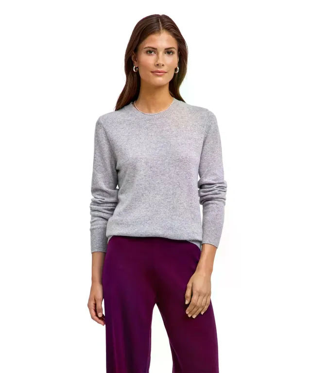 falke-luxury-classic-pullover-grau-damenpullover-kaschmir image 1