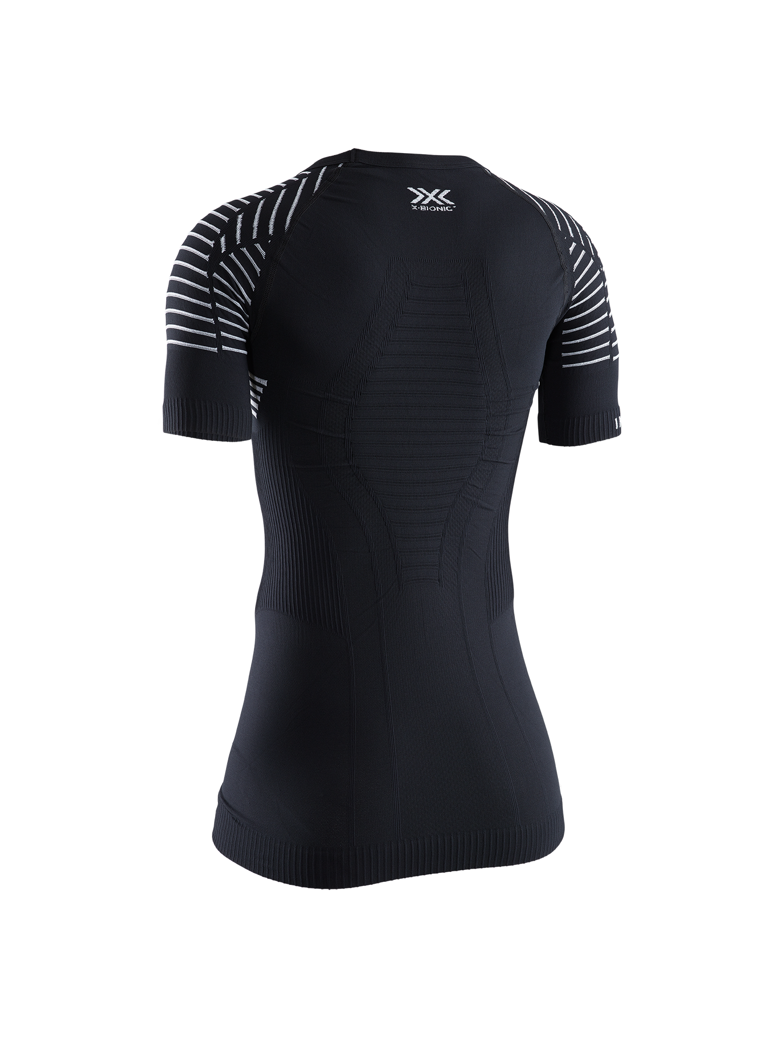 x-socks-invent-4-0-shirt-damen-schwarz-kurzarm-baselayer image 2