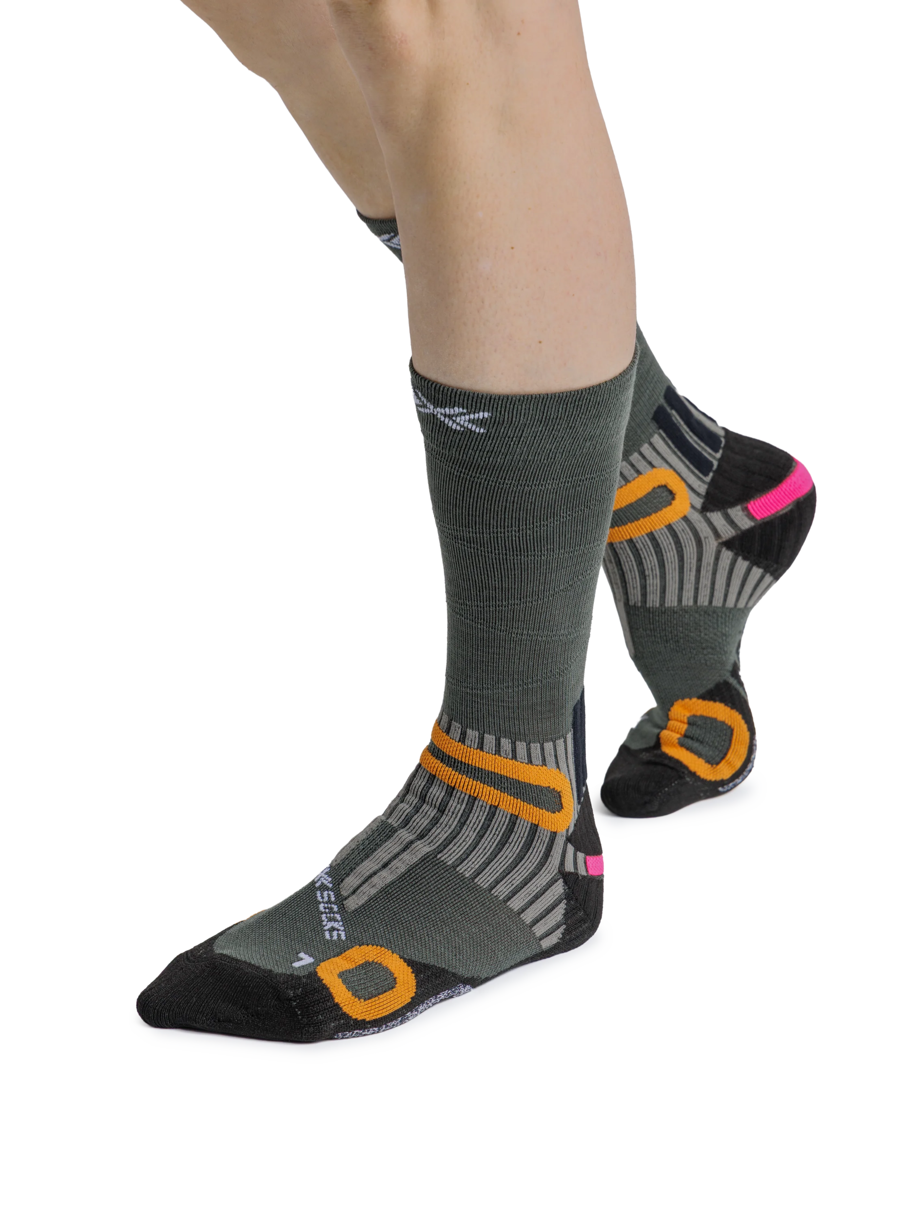 x-bionic-hike-anatomix-merino-crew-wandersocken-heather-marine image 6