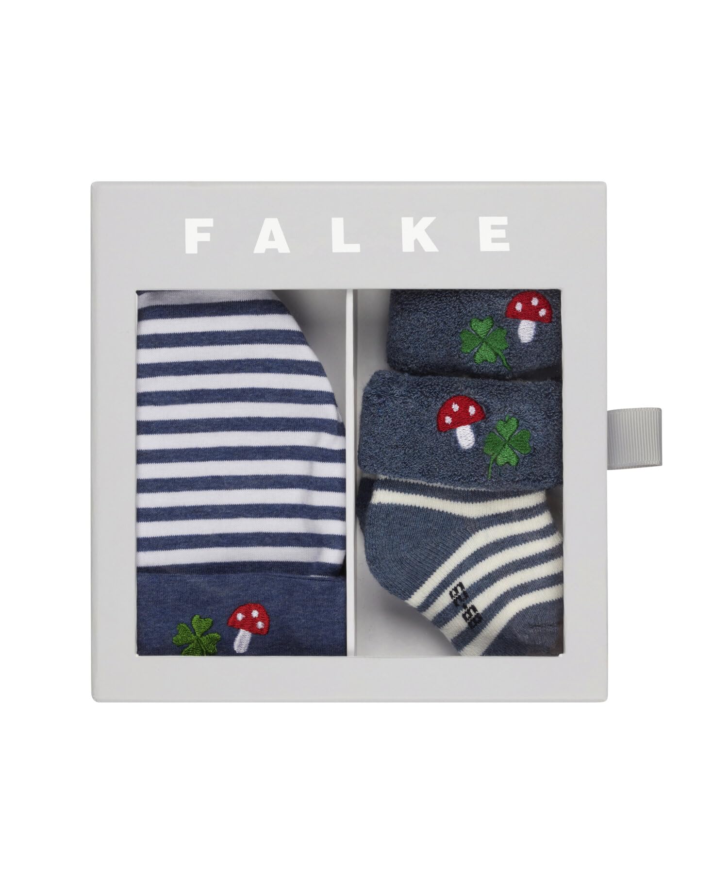 falke-erstling-lucky-giftset-babysocken-m-tze-74-80-baumwolle image 2