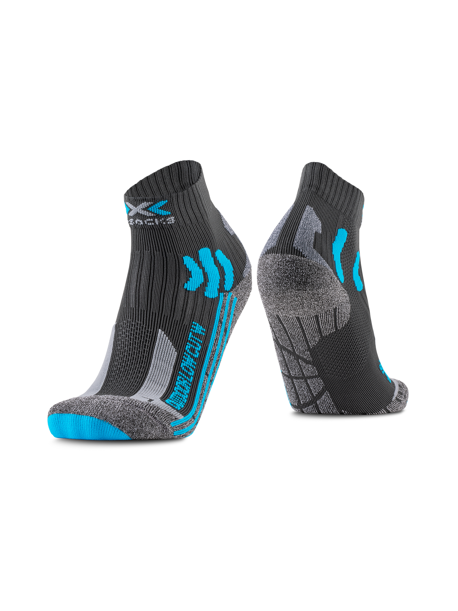 x-socks-trek-outdoor-low-cut-wmn-socken-anthracite-fuchsia-35-36 image 3