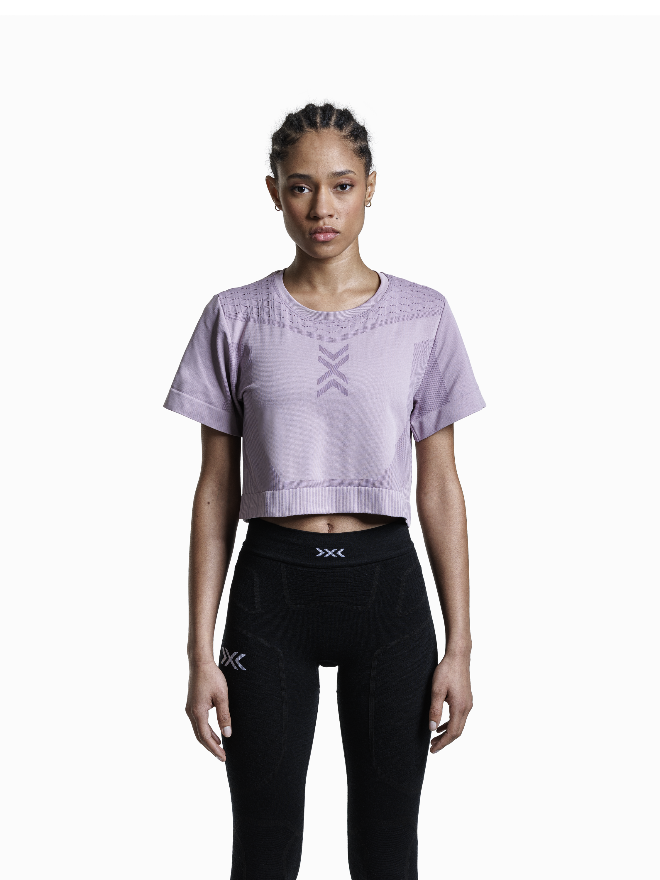 x-bionic-x-ential-crop-top-damen-sporttop-dusty-lavender-atmungsaktiv image 6