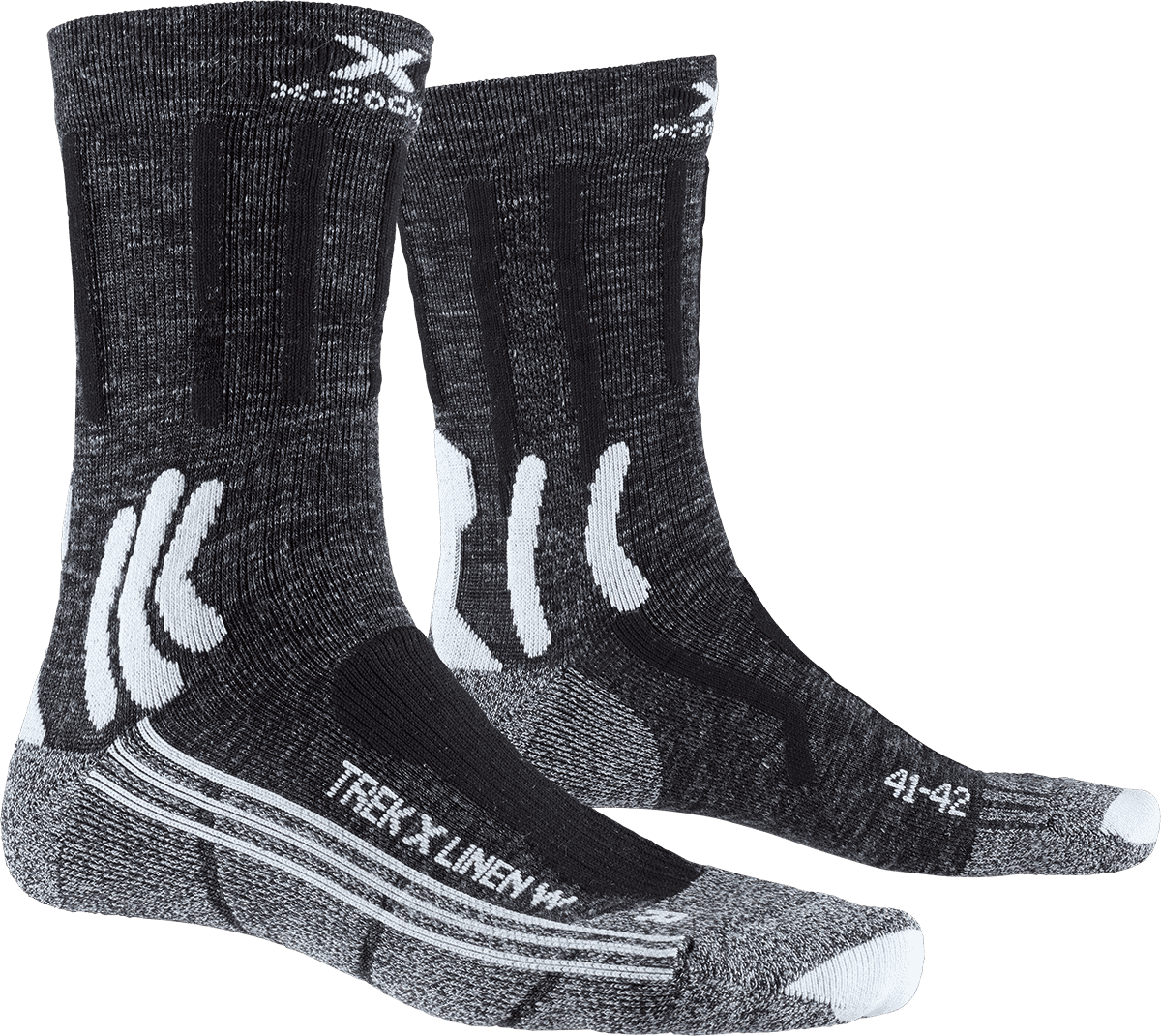 x-socks-trek-x-linen-damen-wandersocken-grau image 1