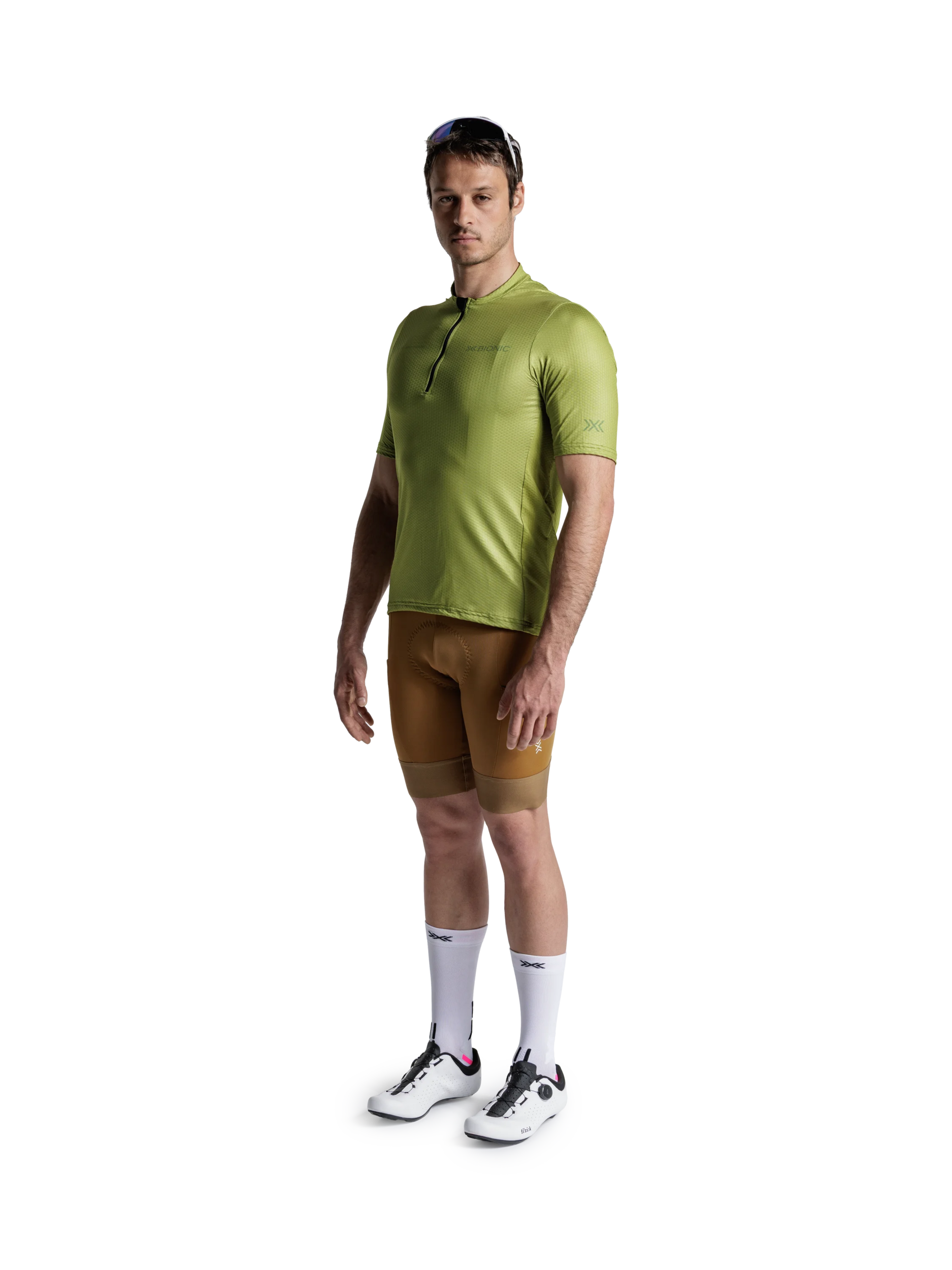x-socks-corefusion-gravel-jersey-olive-green-m-polyester image 3