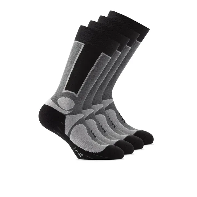 rohner-trekking-wandersocken-10er-pack-silver-057-baumwolle-wolle image 1