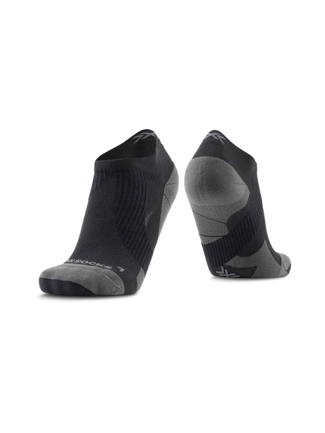 x-socks-run-perform-low-cut-laufsocken-black-charcoal image 1