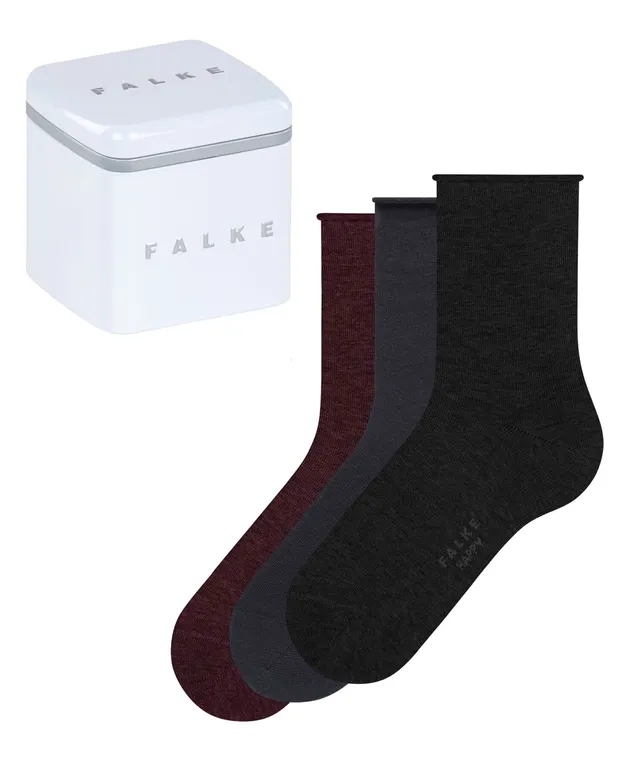 falke-happy-giftbox-uni-3-pack-socken-baumwolle image 1