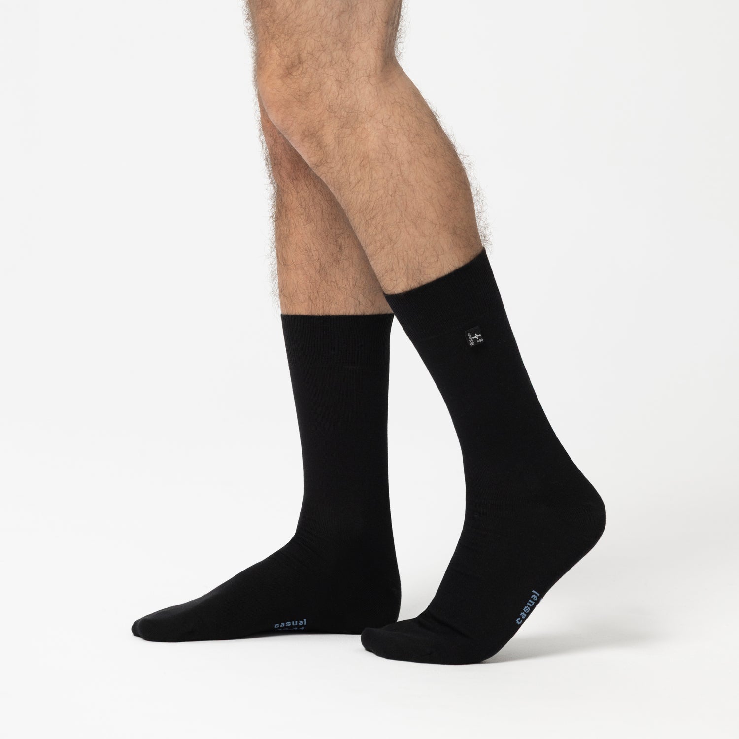 rohner-casual-alltagssocken-herren-schwarz-43-44-baumwolle image 4