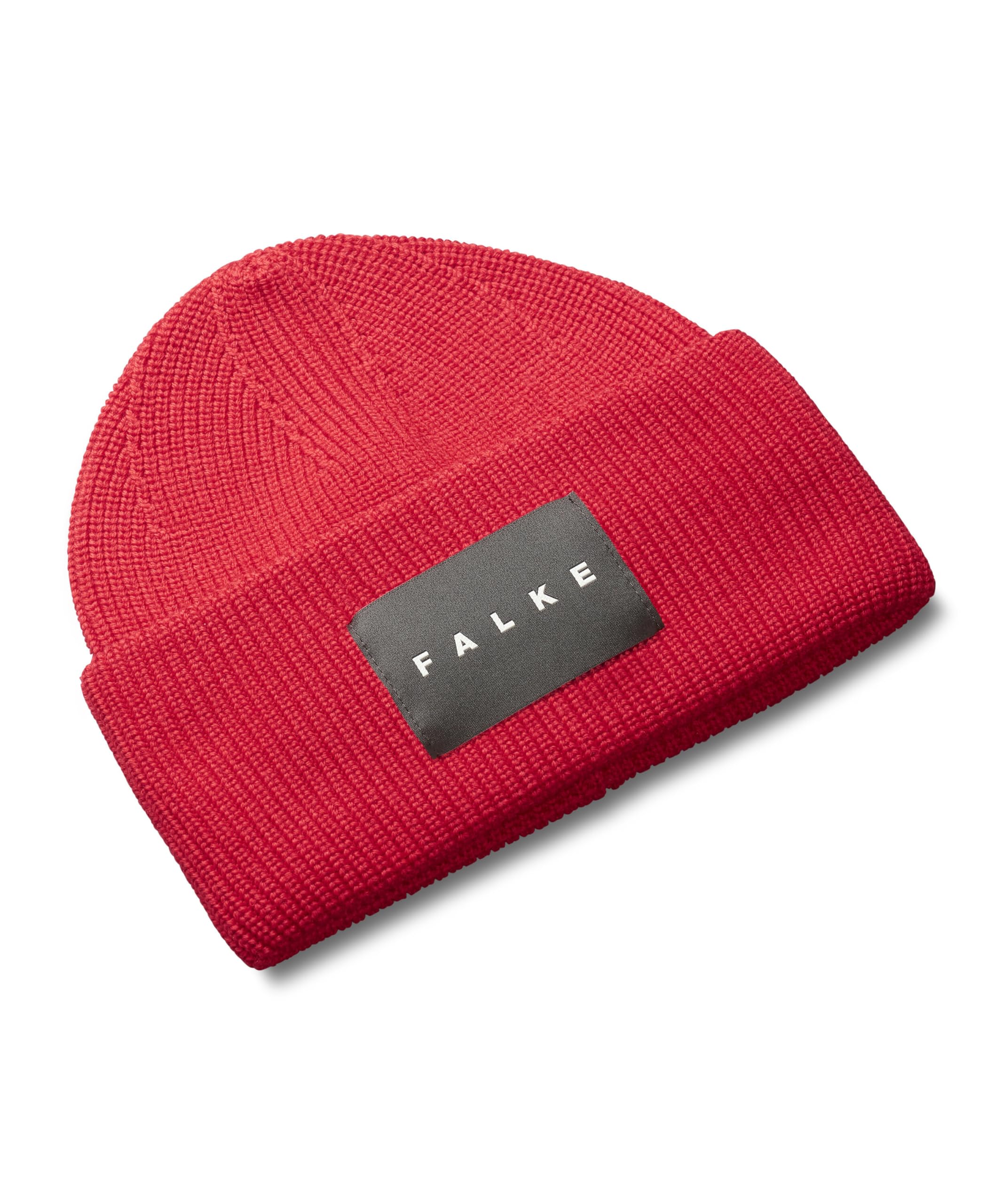 falke-keep-warm-m-tze-merinowolle-coral-red-unisex image 4