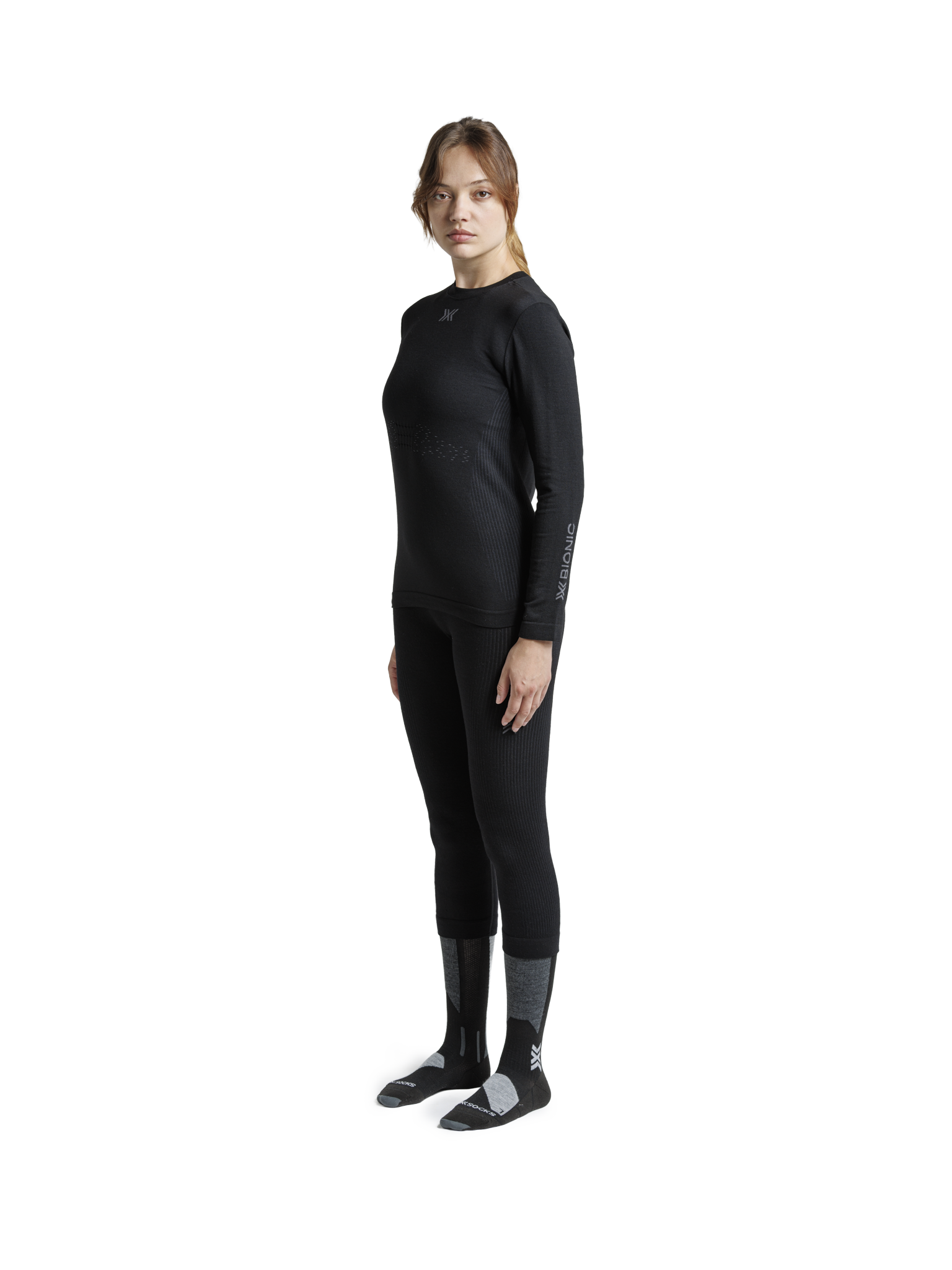 x-socks-mightywool-shirt-ls-langarmshirt-damen-x-black image 4