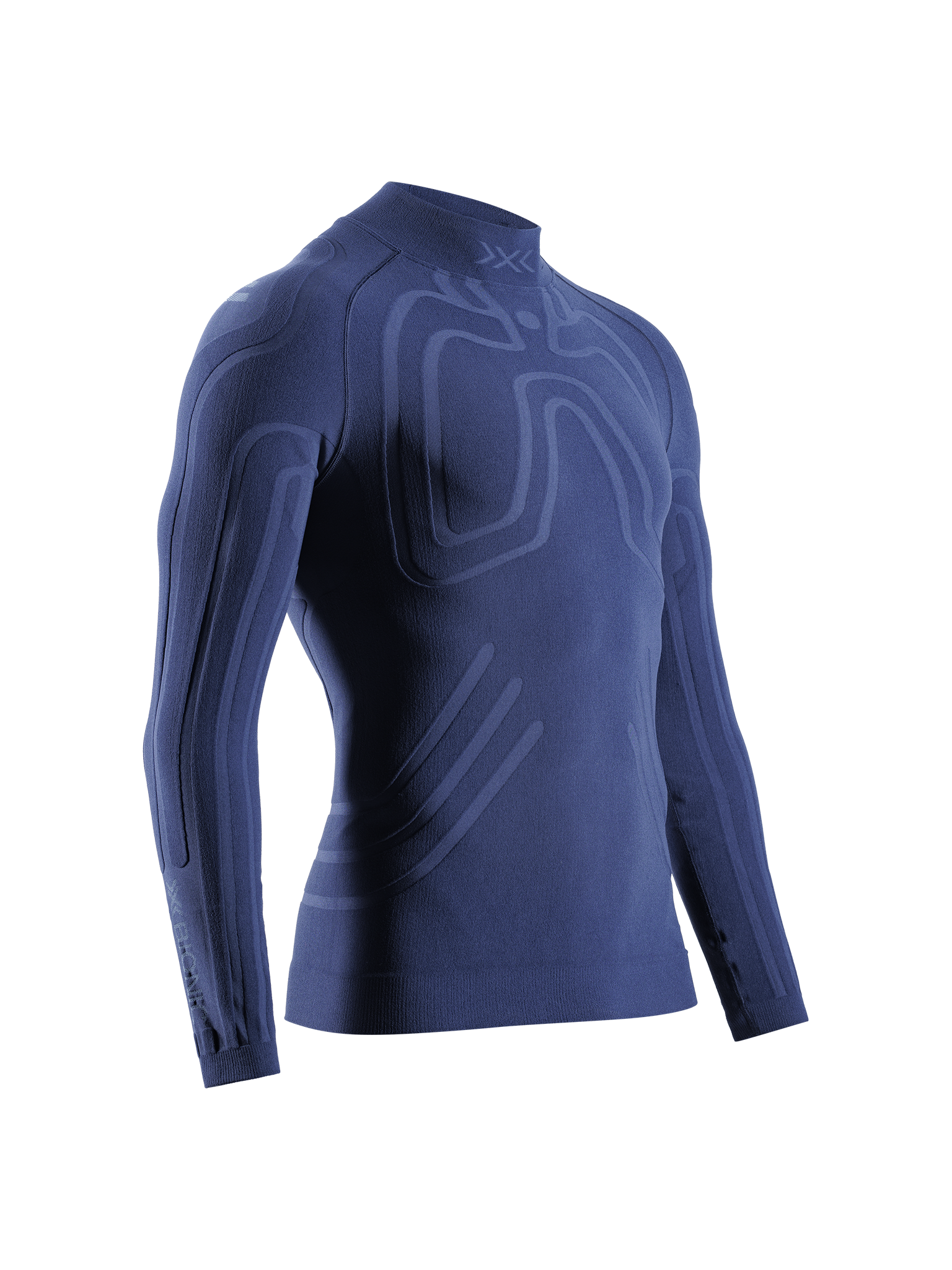 x-socks-heatloop-shirt-langarm-herren-marine-l-thermo image 1